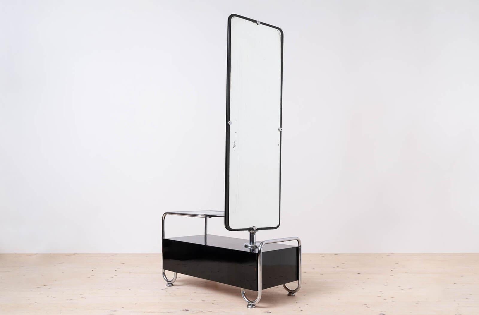 Mid-20th Century Bauhaus Style Dressing Table, Czechoslovakia, 1940s For Sale