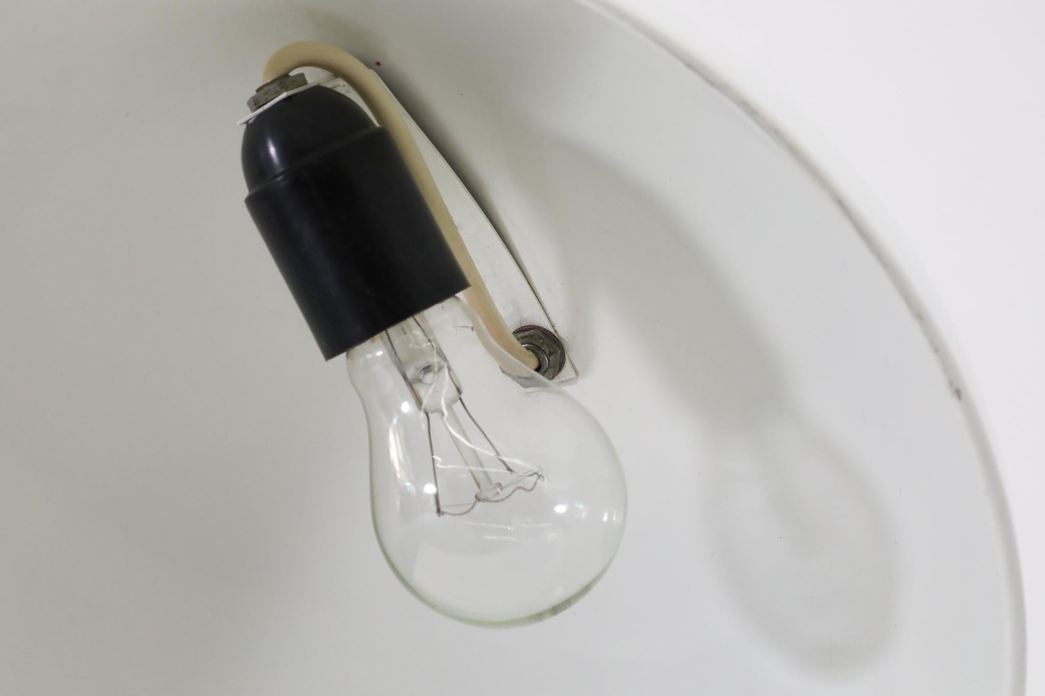Bauhaus Style Hala Chrome and White Enameled Model  '144' Table Lamp For Sale 12