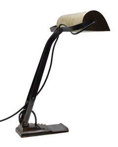 Bauhaus Style Desk Lamp, Italy 1940s