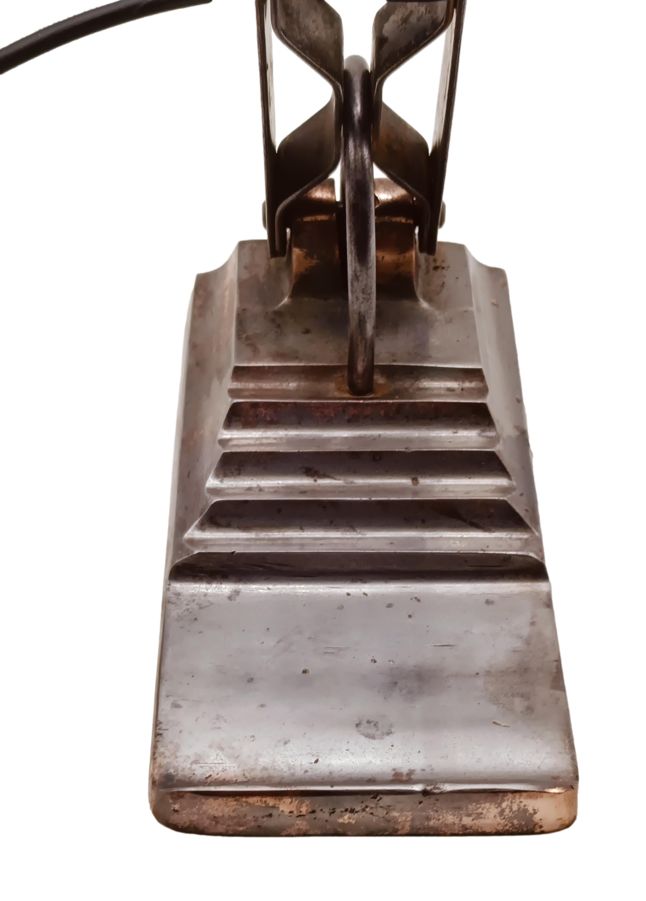Lámpara de escritorio estilo Bauhaus, Italia años 40 en Bueno estado para la venta en Naples, IT
