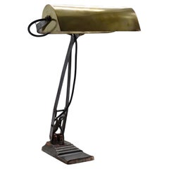Lampe de bureau de style Bauhaus, Italie, années 1940