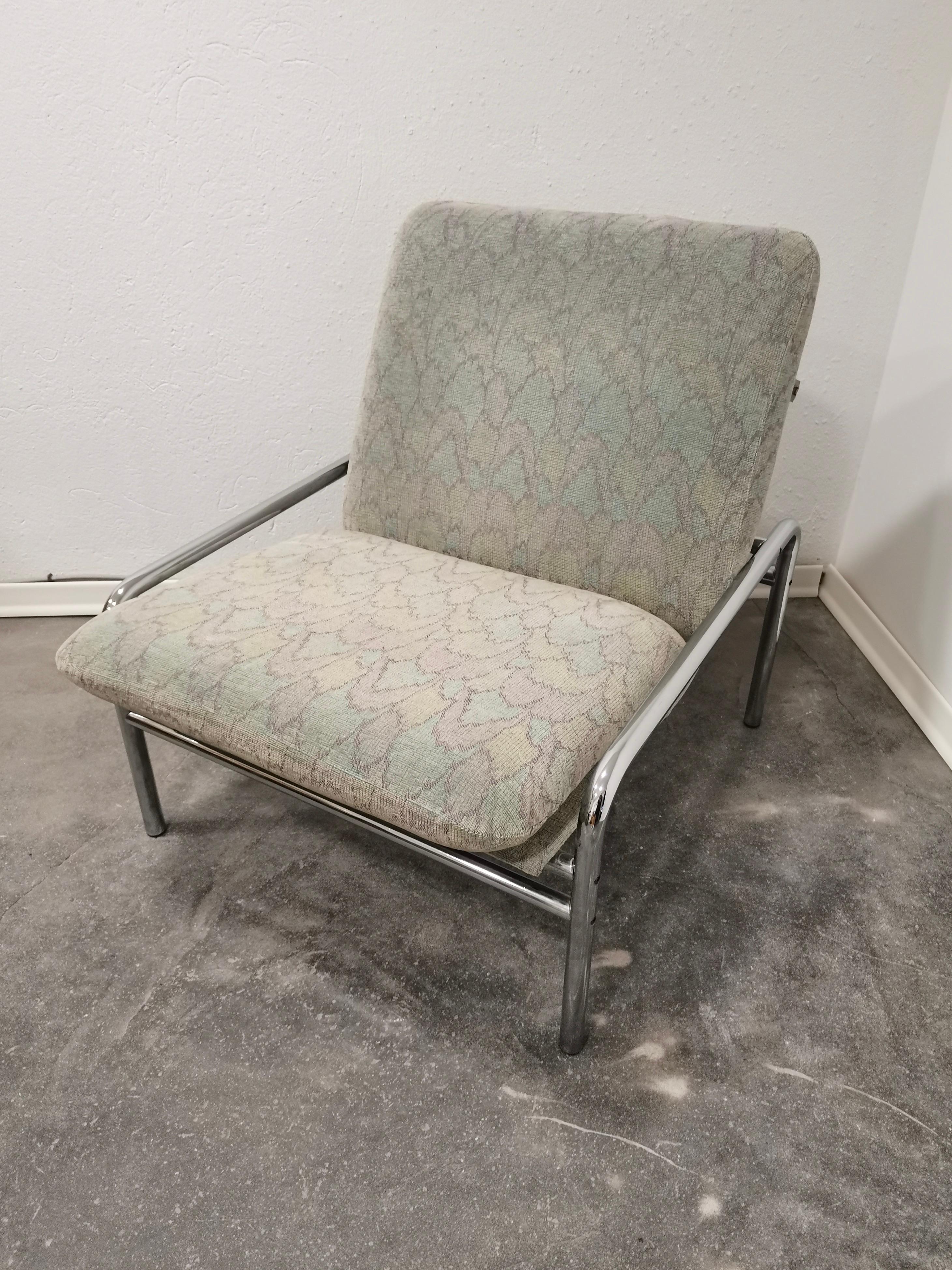 Slovenian Bauhaus style Lounge Chair, 1980s For Sale