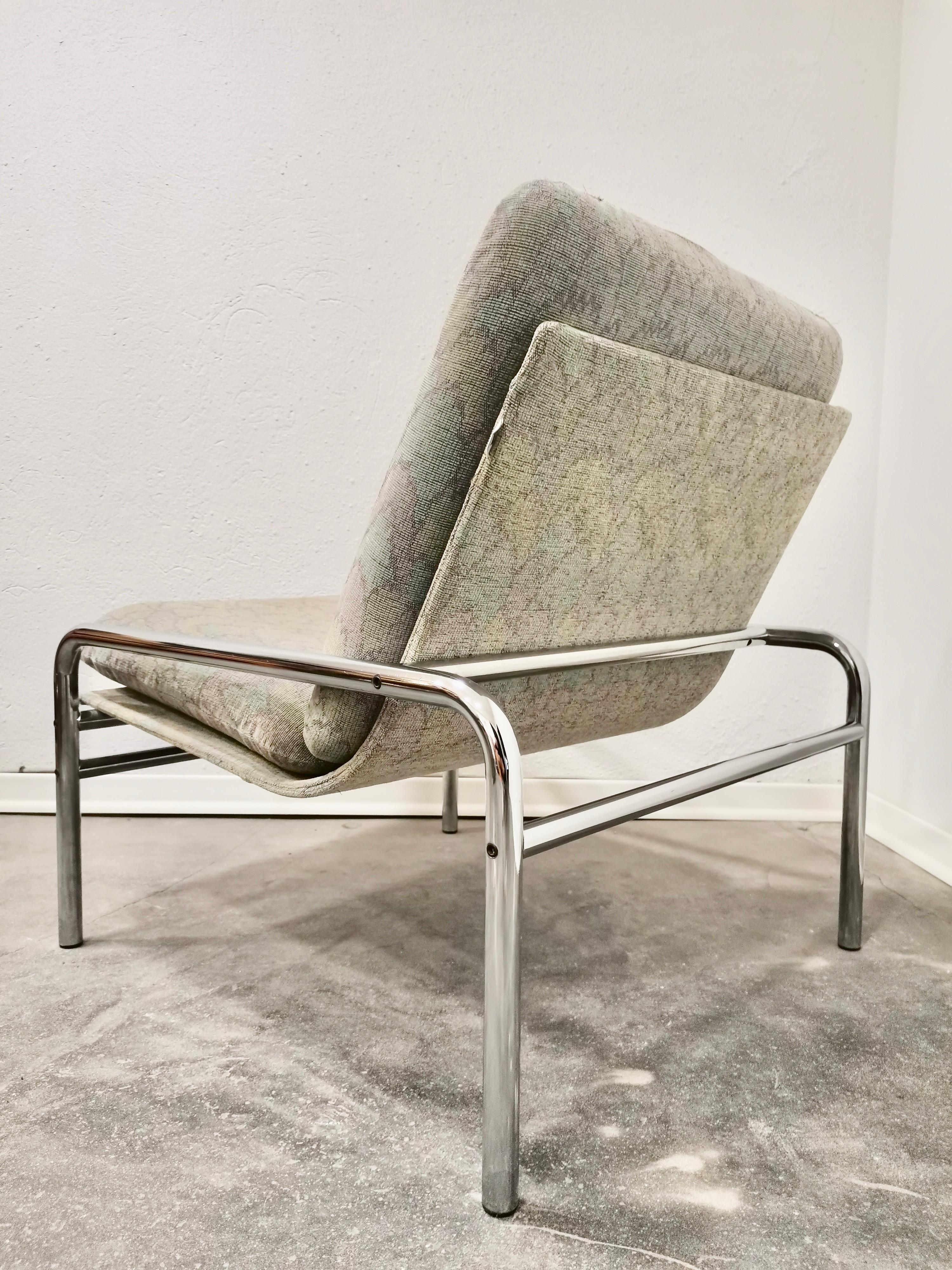 Bauhaus style Lounge Chair, 1980s For Sale 1