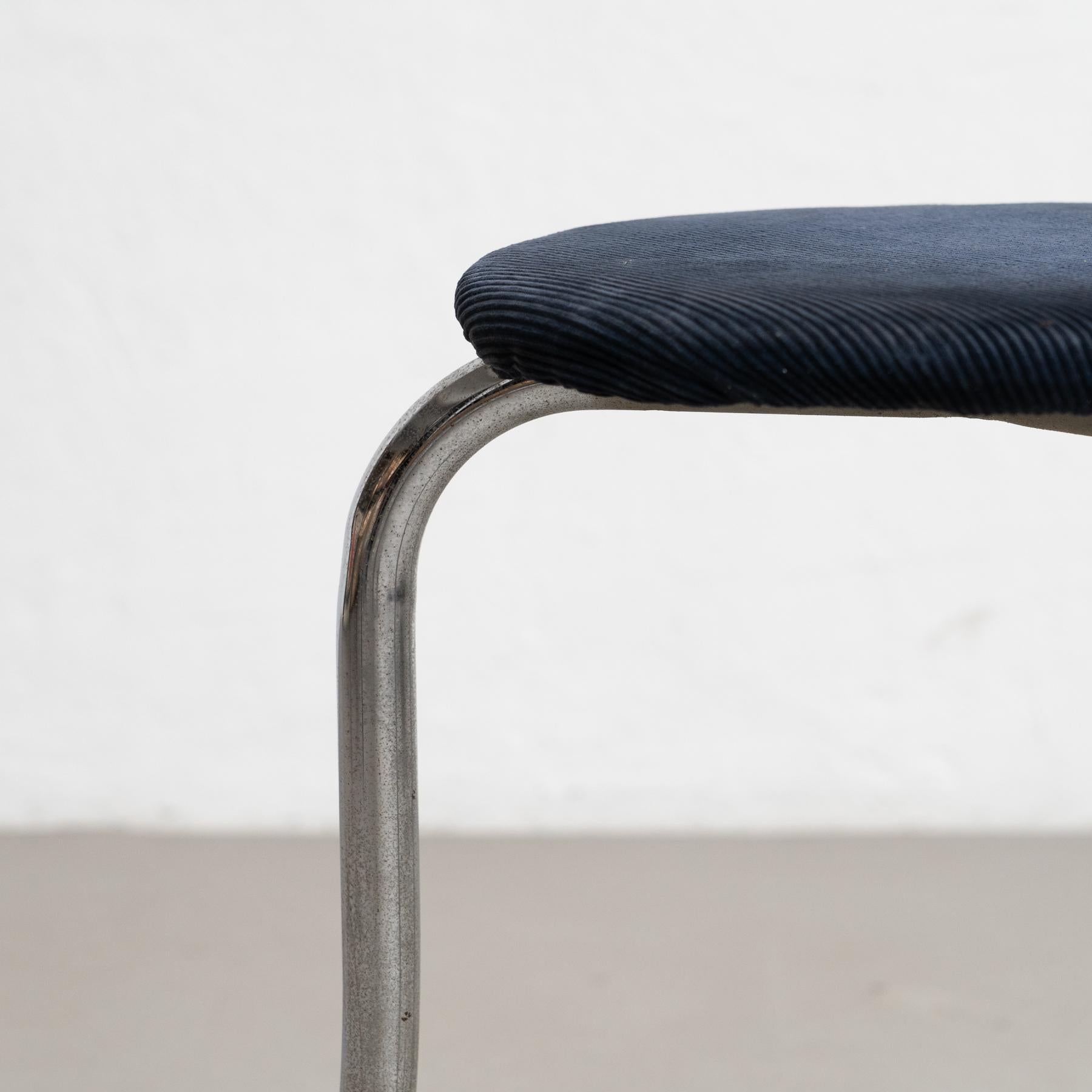Bauhaus-Style Low Stool - Germany, 1940s For Sale 4