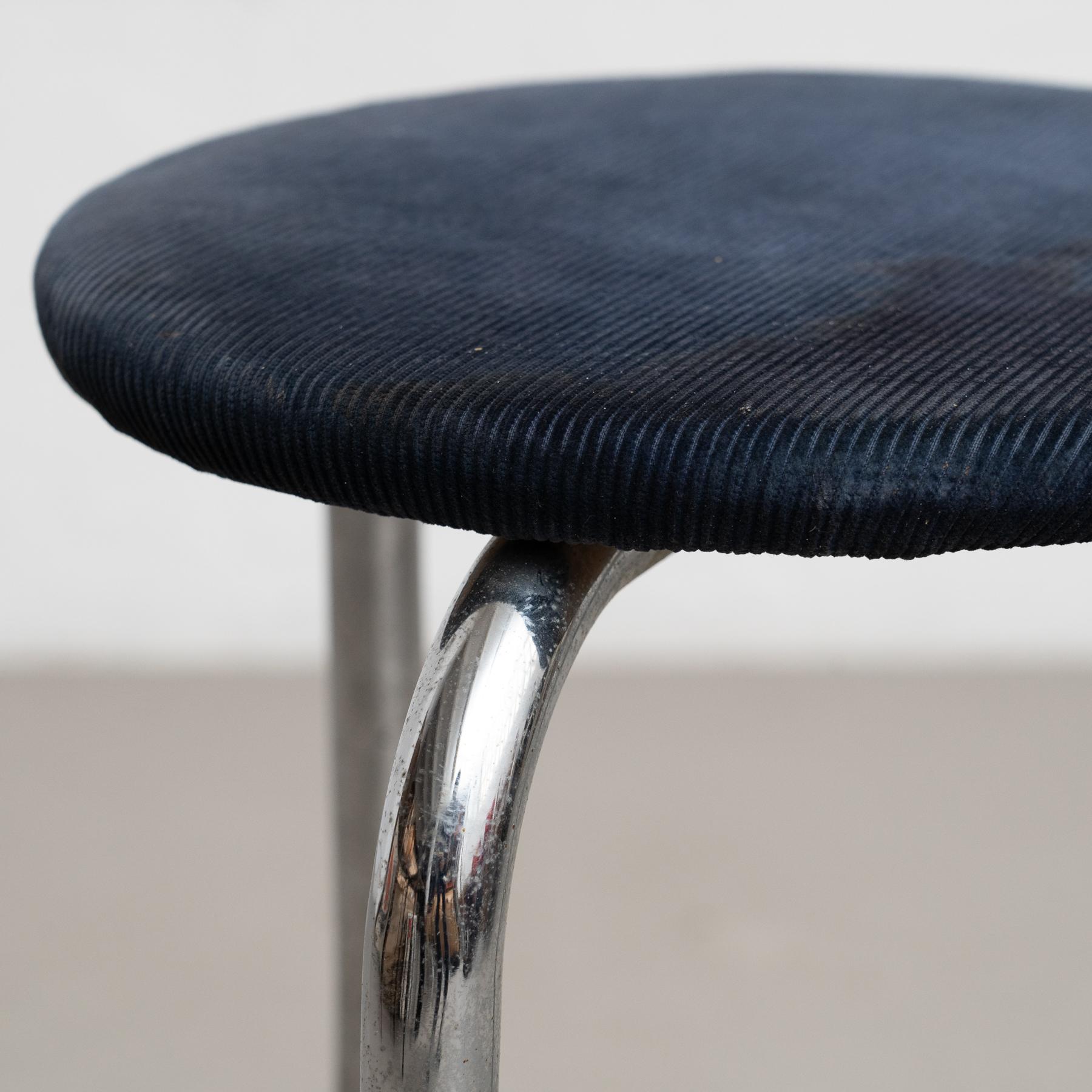Mid-20th Century Bauhaus-Style Low Stool - Germany, 1940s For Sale