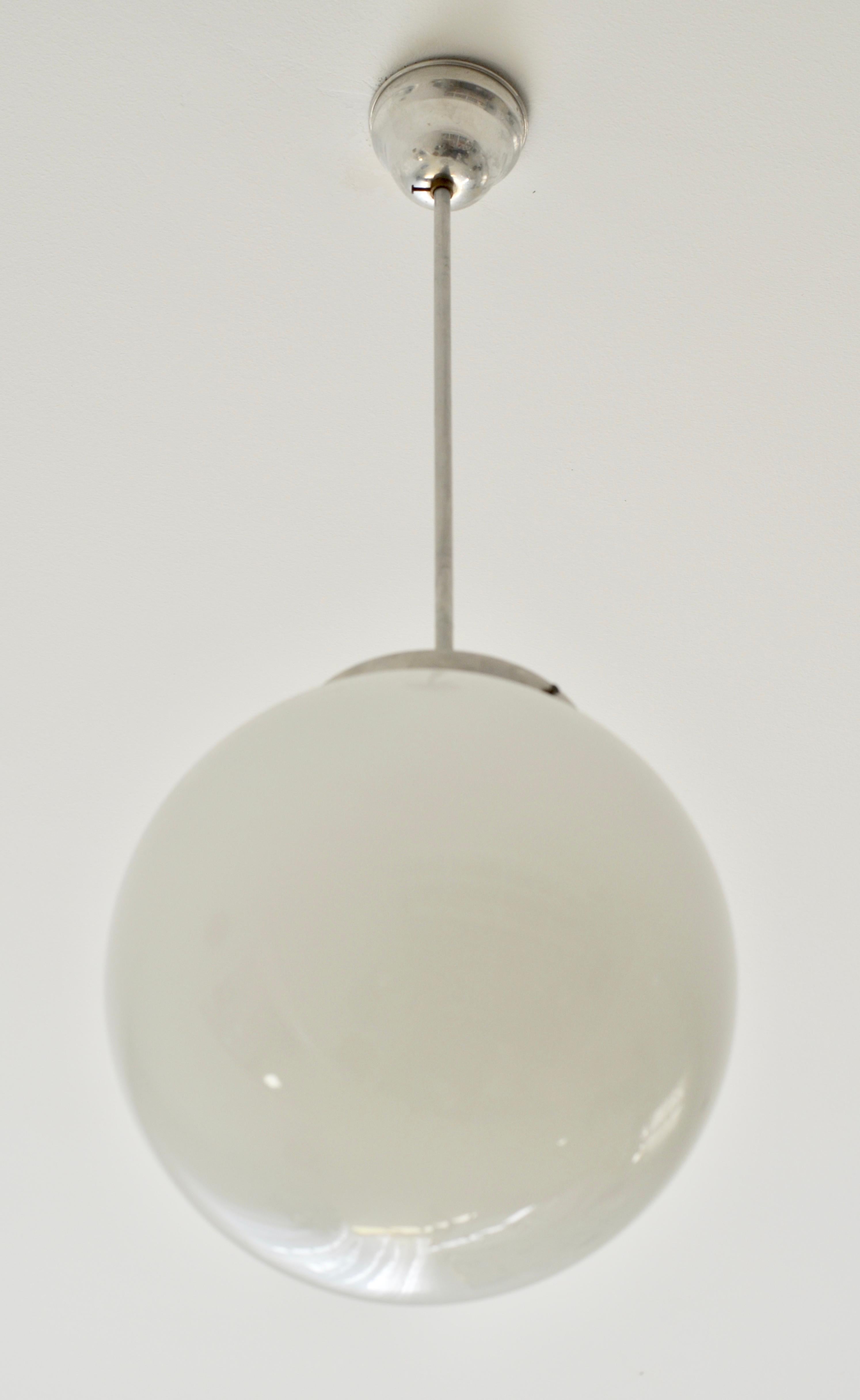 Mid-Century Modern Bauhaus Style Pendant Light, 1950s For Sale
