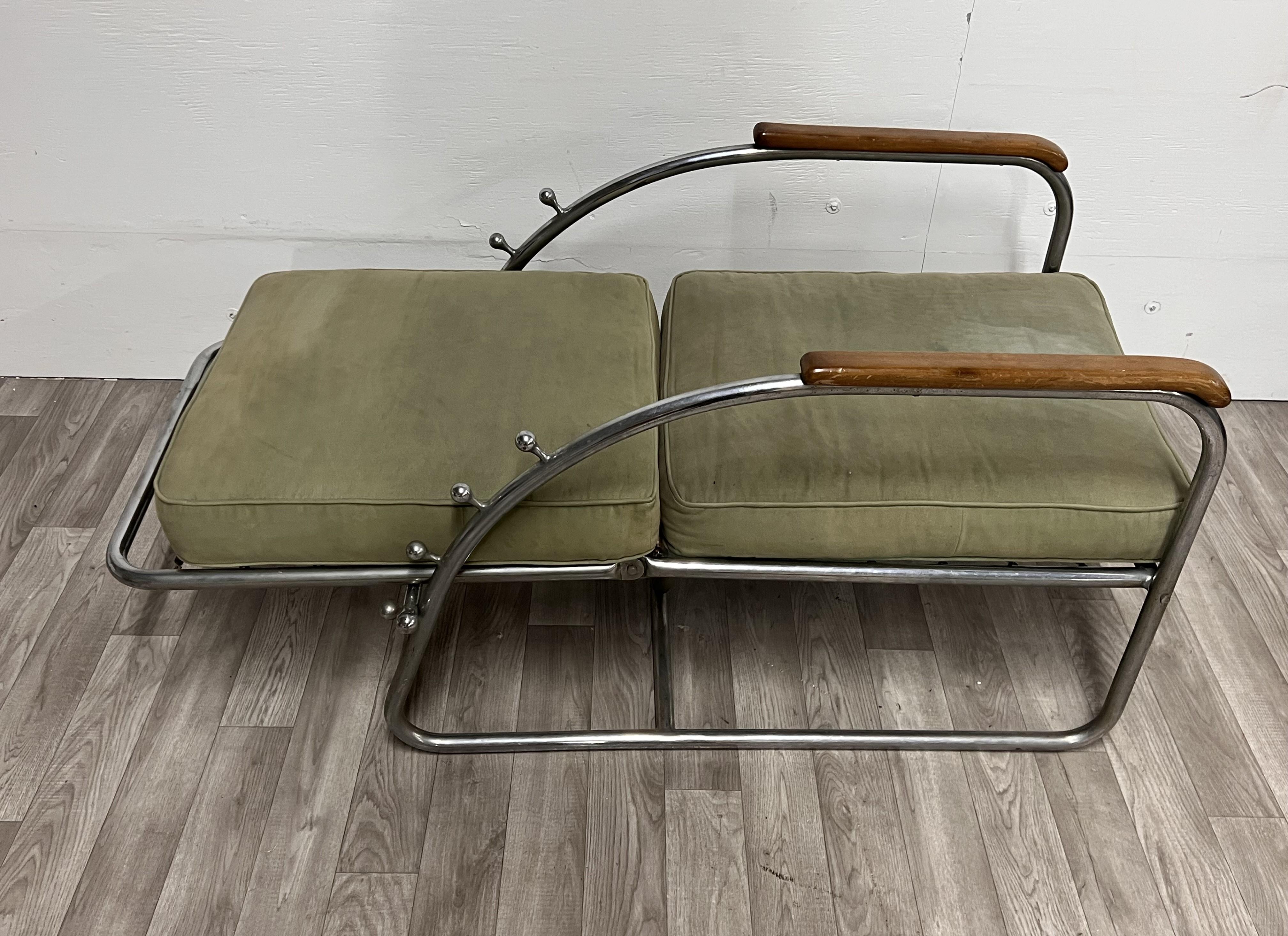 Silla reclinable estilo Bauhaus Tela en venta