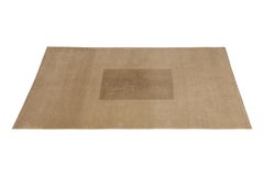 Rug & Kilim's Bauhaus Style Rug Beige Brown Mid-Century Modern