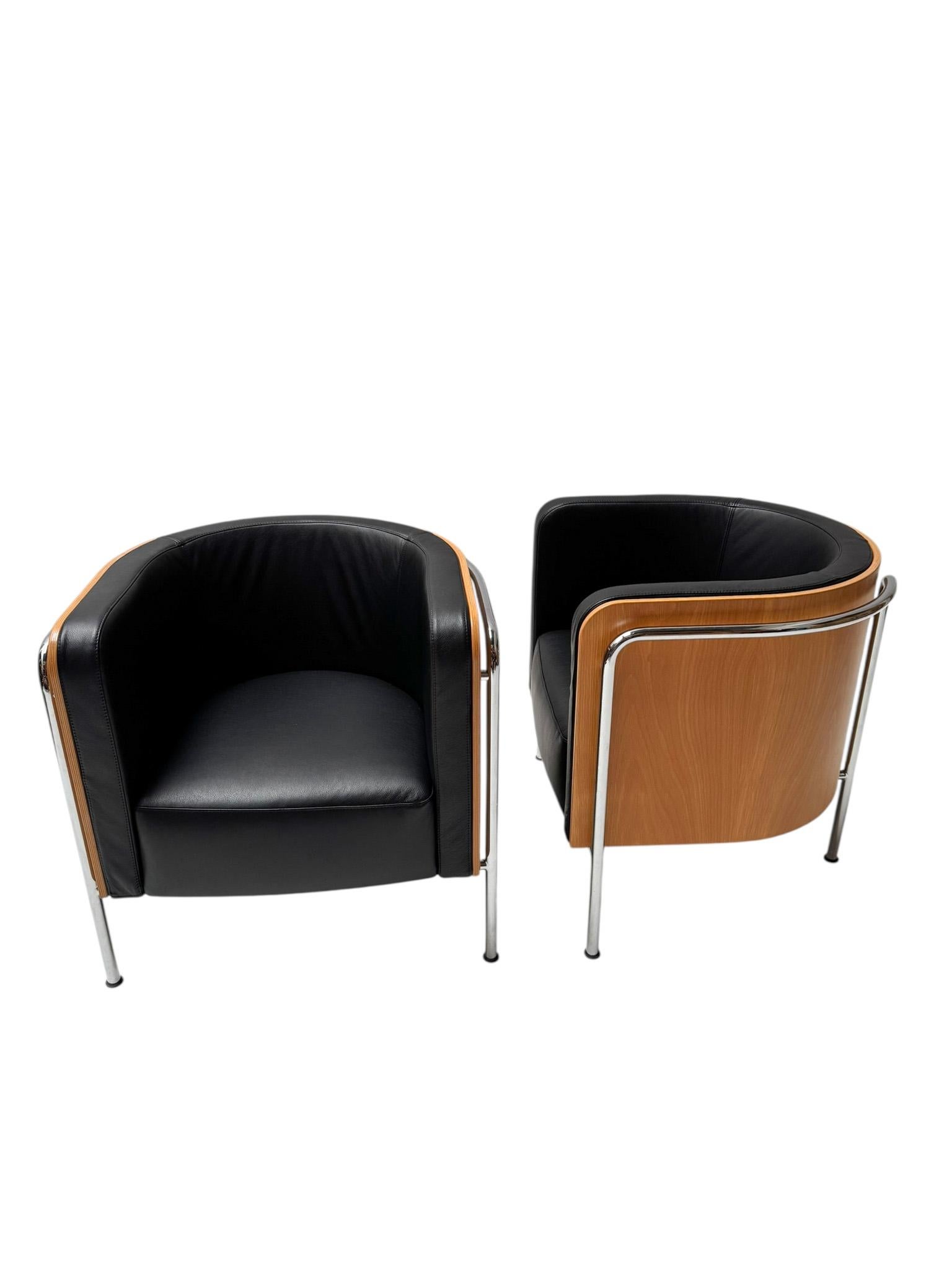 Bauhaus Style S3002 Club Tub Armchairs von Christoph Zschoke für Thonet, 2000er Jahre im Angebot 2