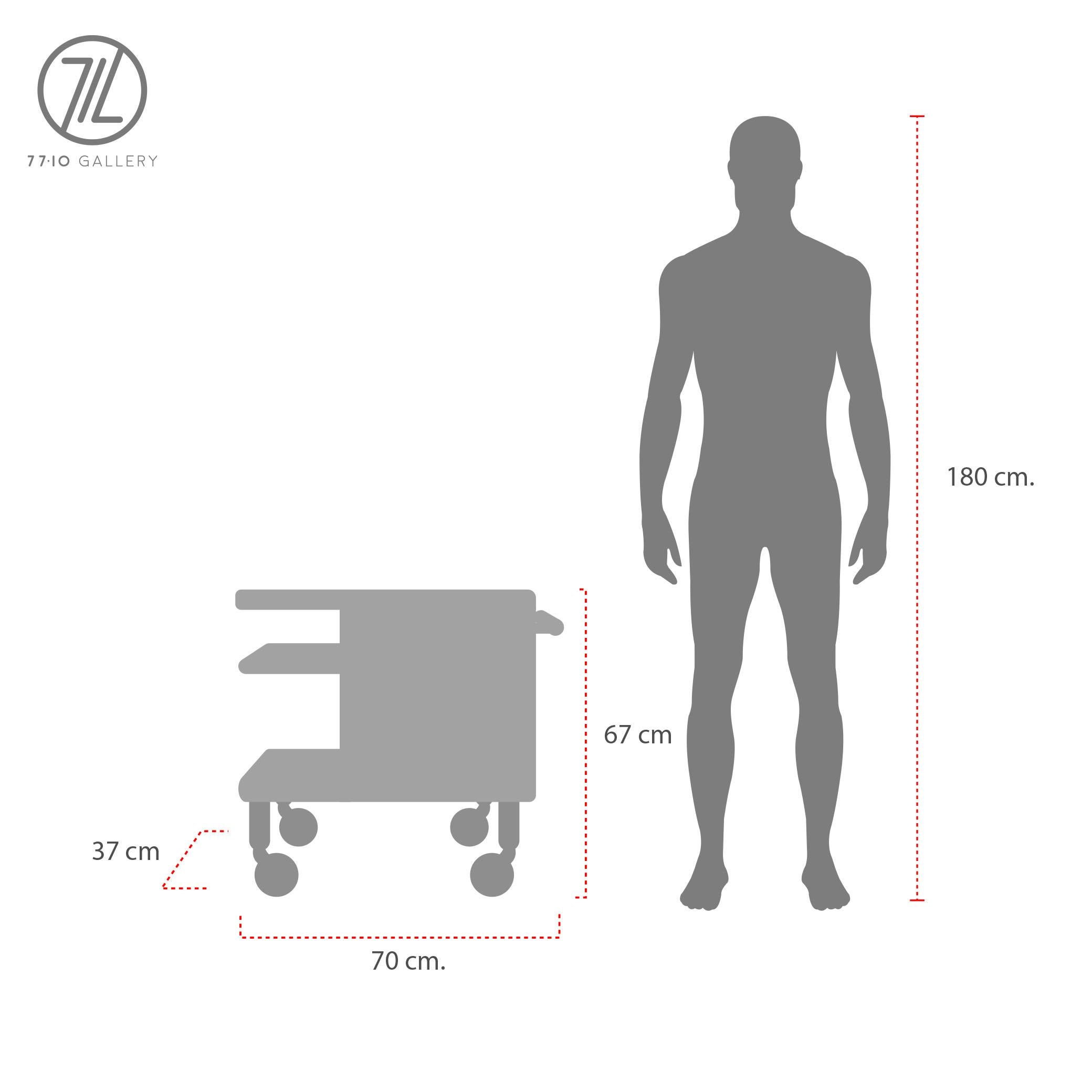 Servierwagen im Bauhaus-Stil im Angebot 1