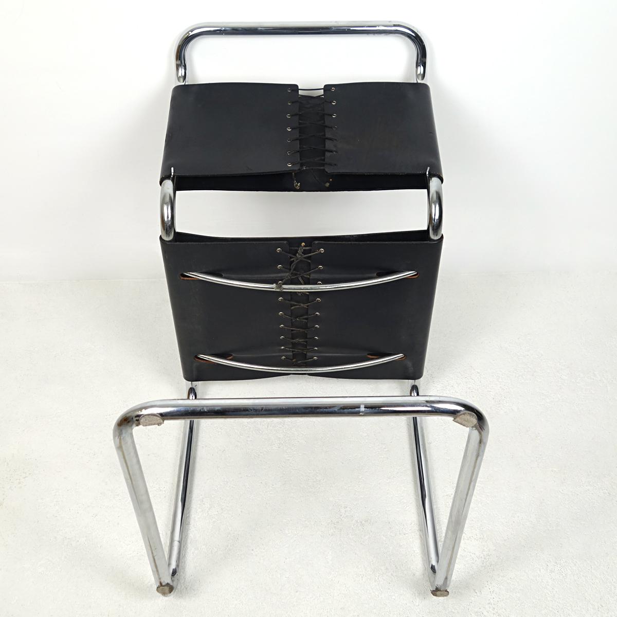 Ensemble de 4 chaises Spoleto de style Bauhaus par Ufficio Tecnico pour Knoll International en vente 8