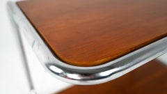 Bauhaus style side table 70s made in Yugoslavia