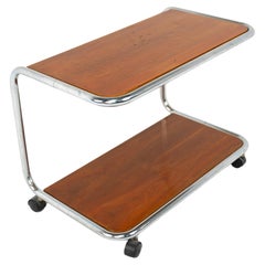 Bauhaus style side table 70s made in Yugoslavia