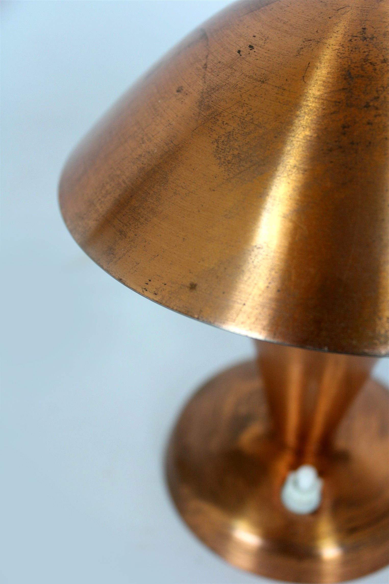 Steel Bauhaus Style Table Lamp from ESC, 1940s For Sale