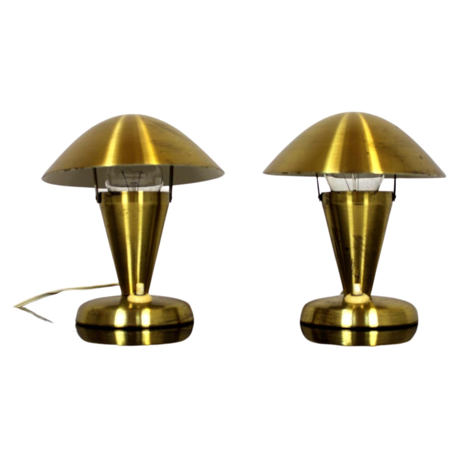 Bauhaus Style Table Lamps from ESC, 1940s, Set of 2