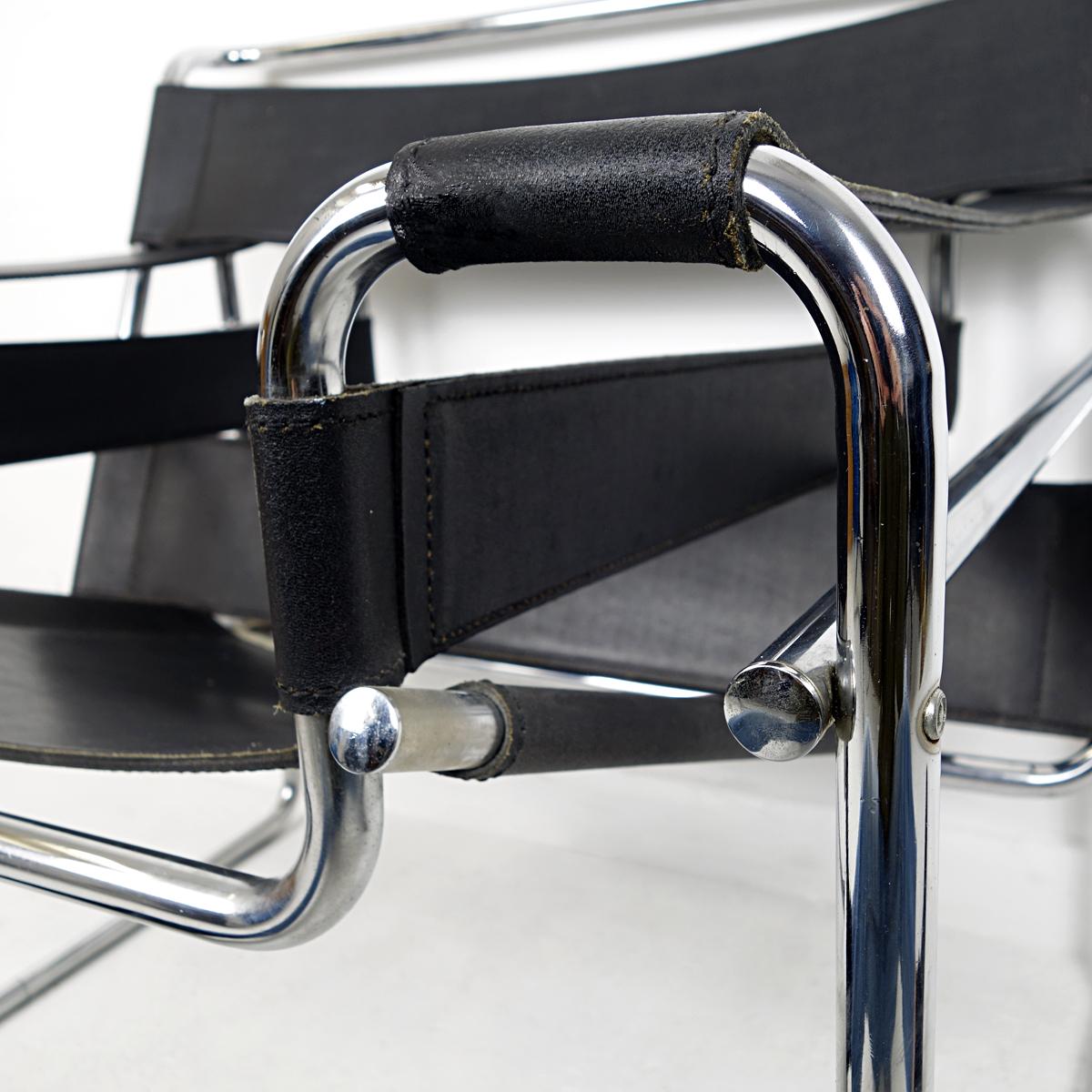 Chaise Wassily de style Bauhaus par Marcel Breuer pour Knoll International 3