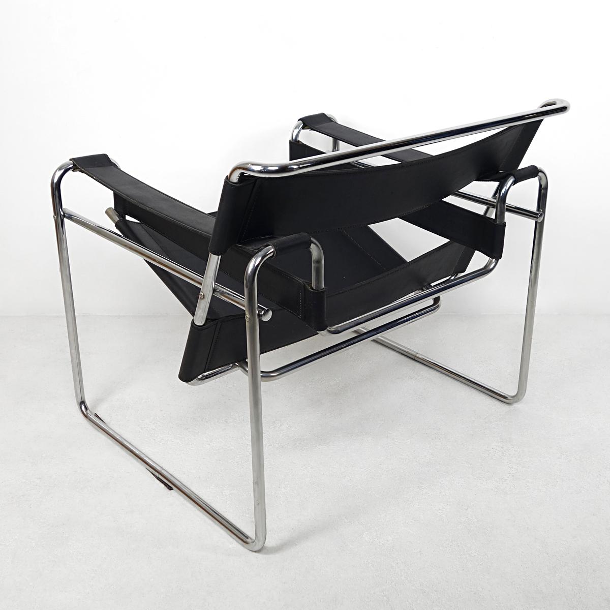 Austrian Bauhaus Style Wassily Chair by Marcel Breuer for Knoll International For Sale