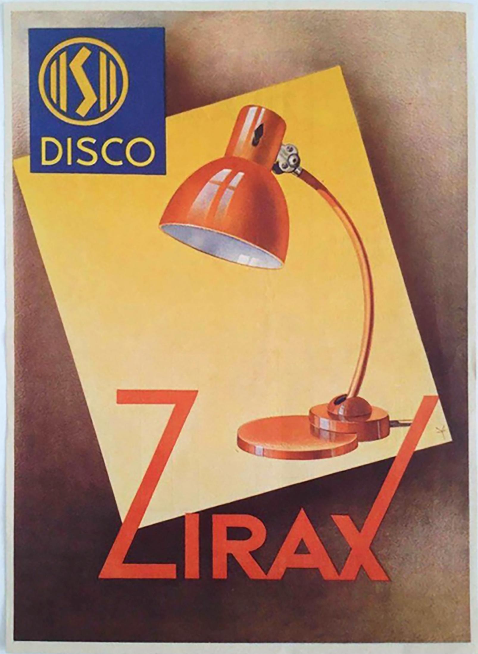 Zirax-Tischlampe im Bauhaus-Stil von Schneider & Co, Deutschland, um 1930 im Angebot 6