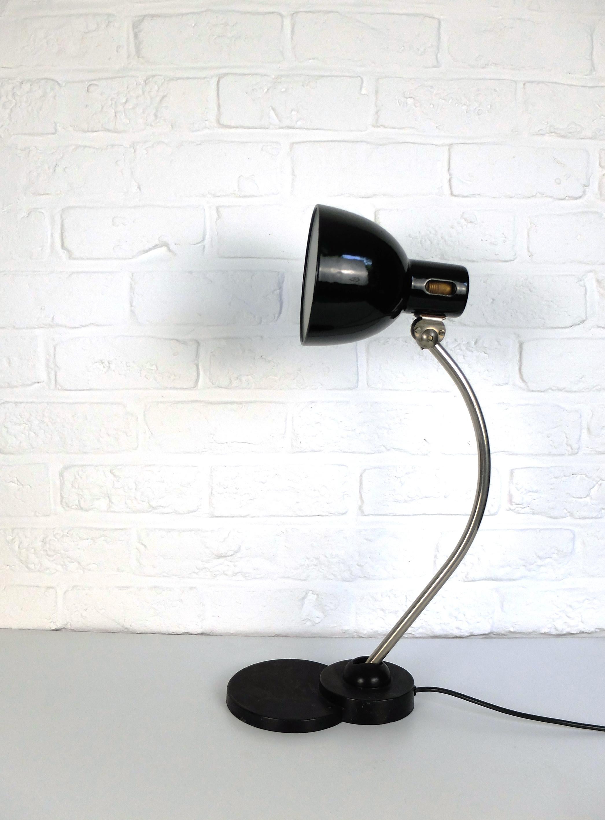 20th Century Bauhaus style Zirax table lamp by Schneider & Co, Germany, circa 1930s For Sale