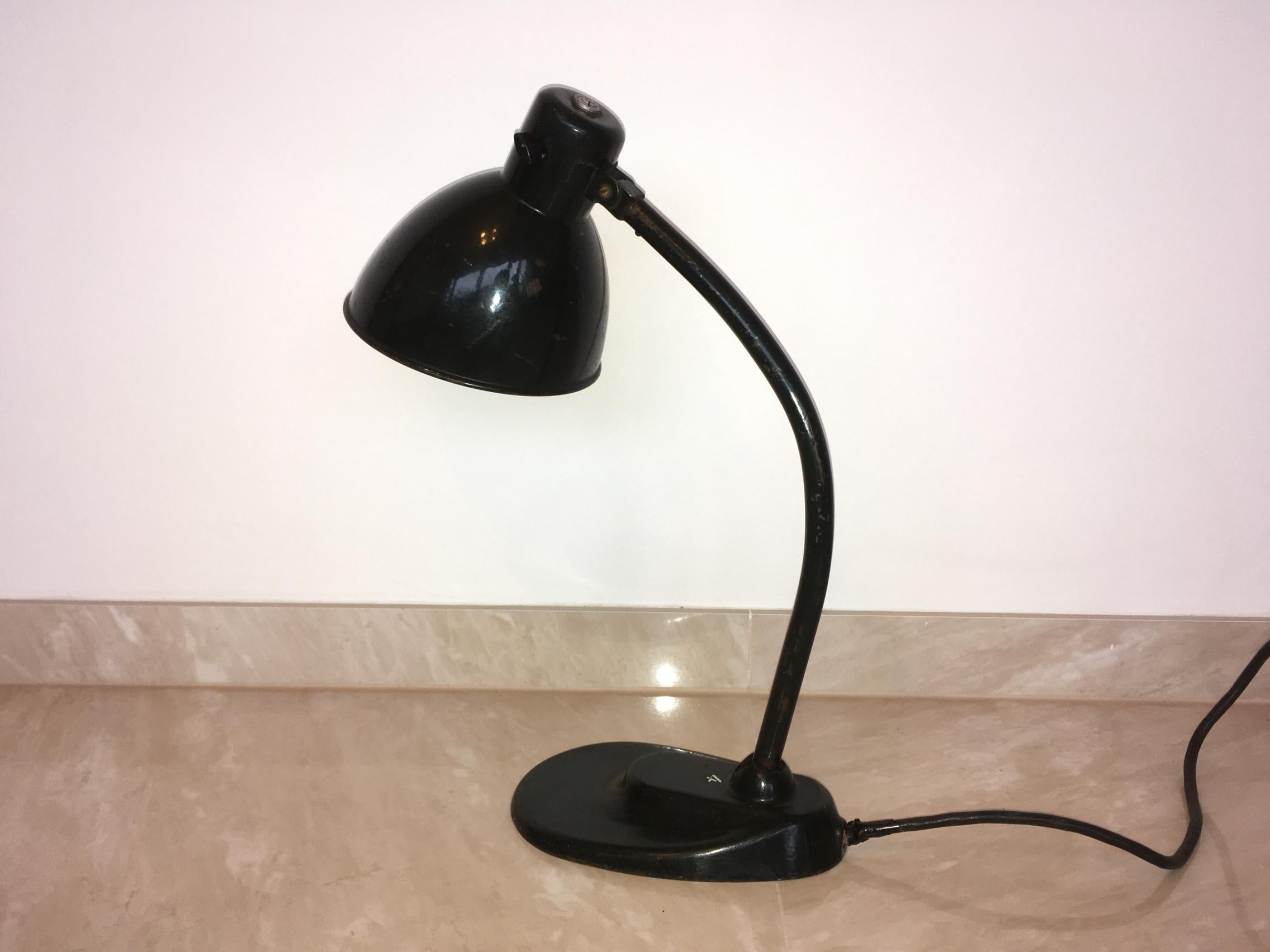 Bauhaus Table / Desk Lamp by Marianne Brandt for Kandem, 1930s In Good Condition For Sale In Praha, CZ