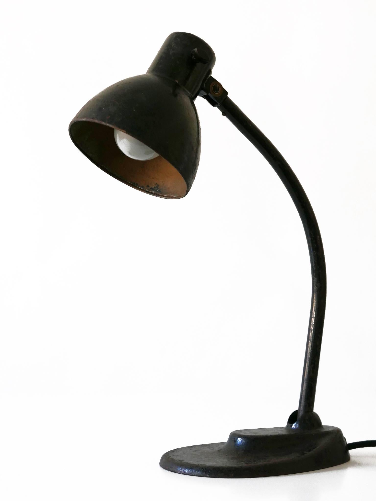 Metal Bauhaus Table Lamp '967' by Marianne Brandt & Hin Bredendieck for Kandem, 1930s For Sale