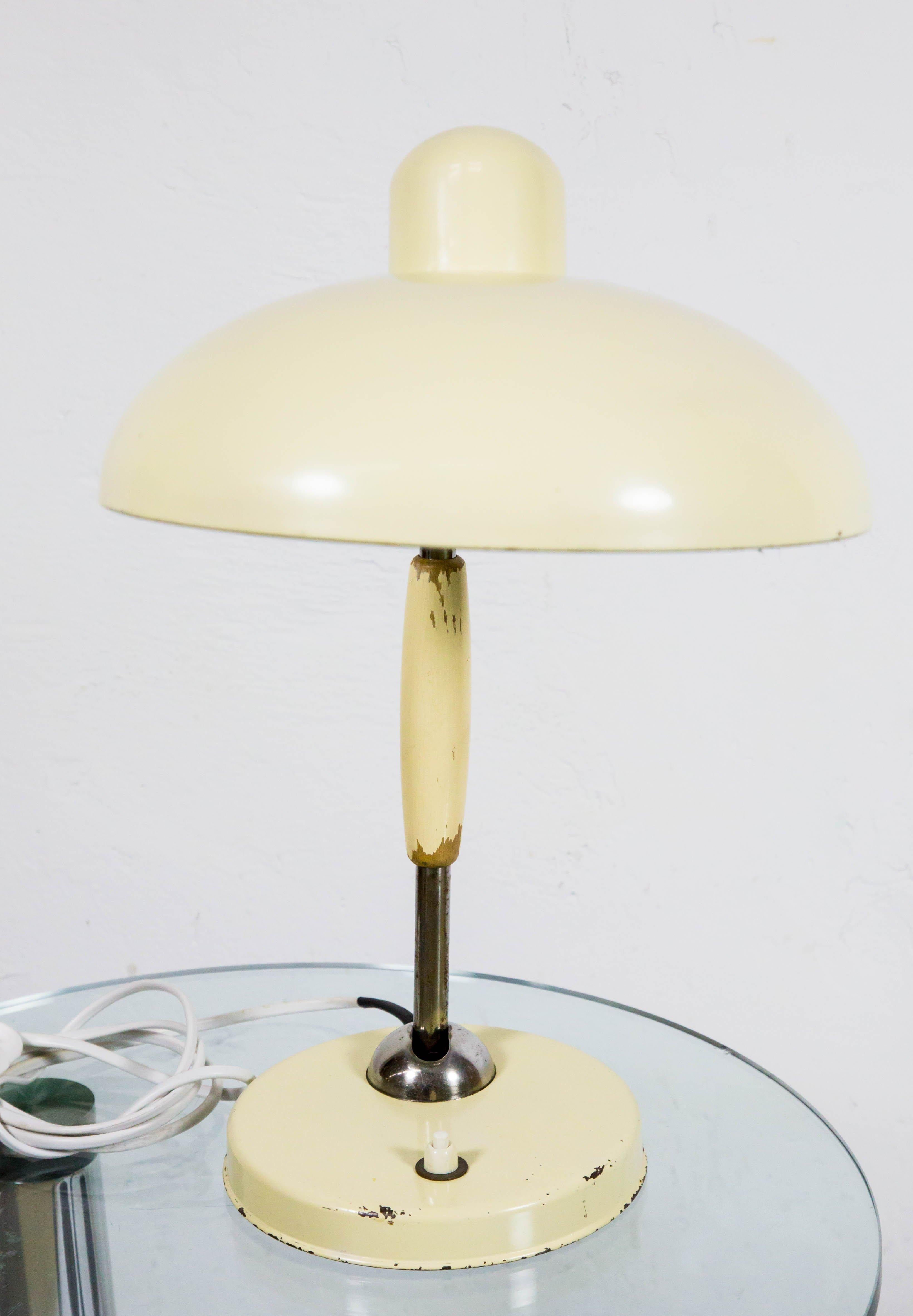 Mid-20th Century Bauhaus Table / Desk Lamp by Christian Dell, for Koranda, 1930s For Sale