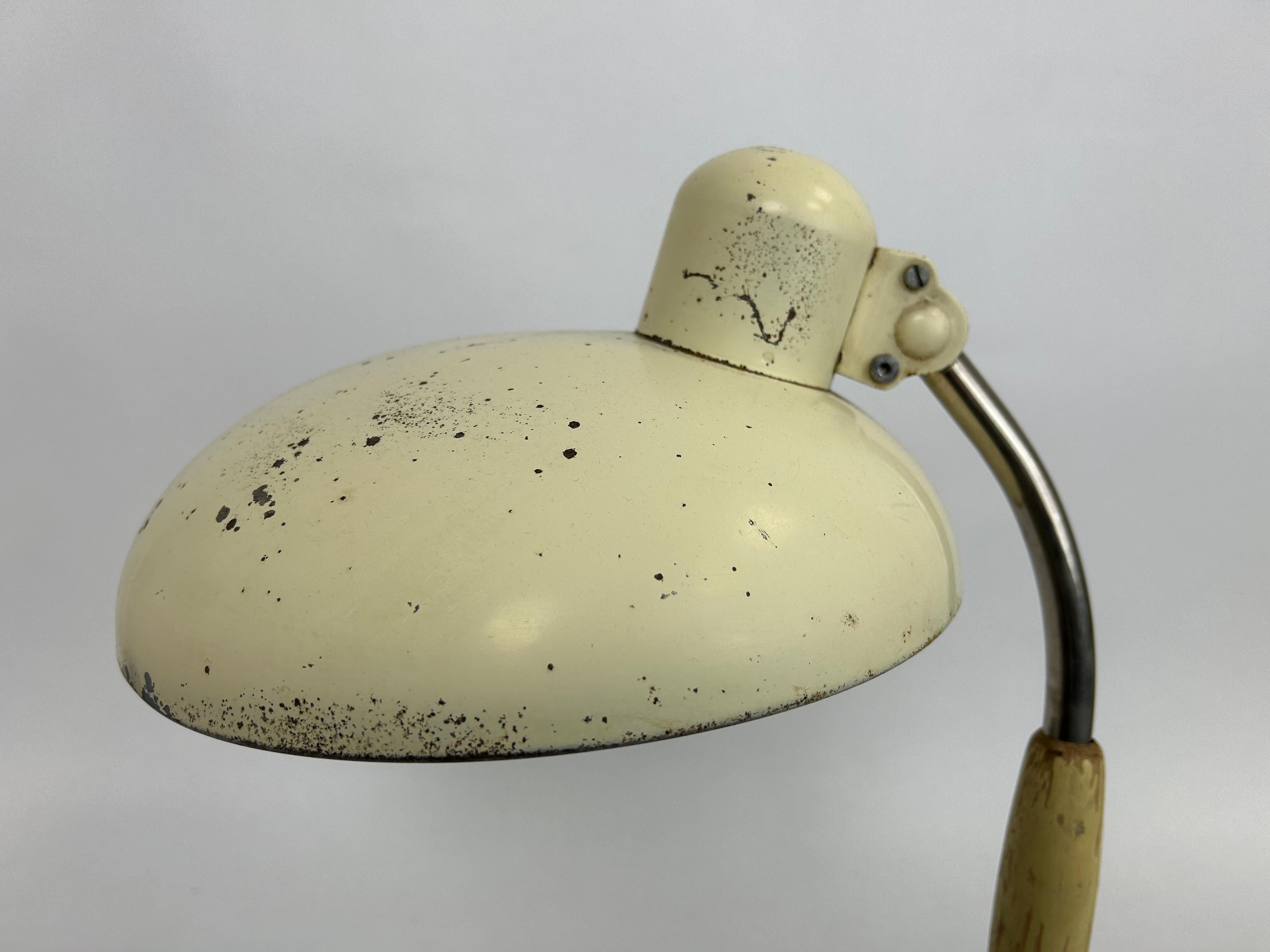 Austrian Bauhaus table lamp by Christian Dell for Koranda OVE Austria For Sale