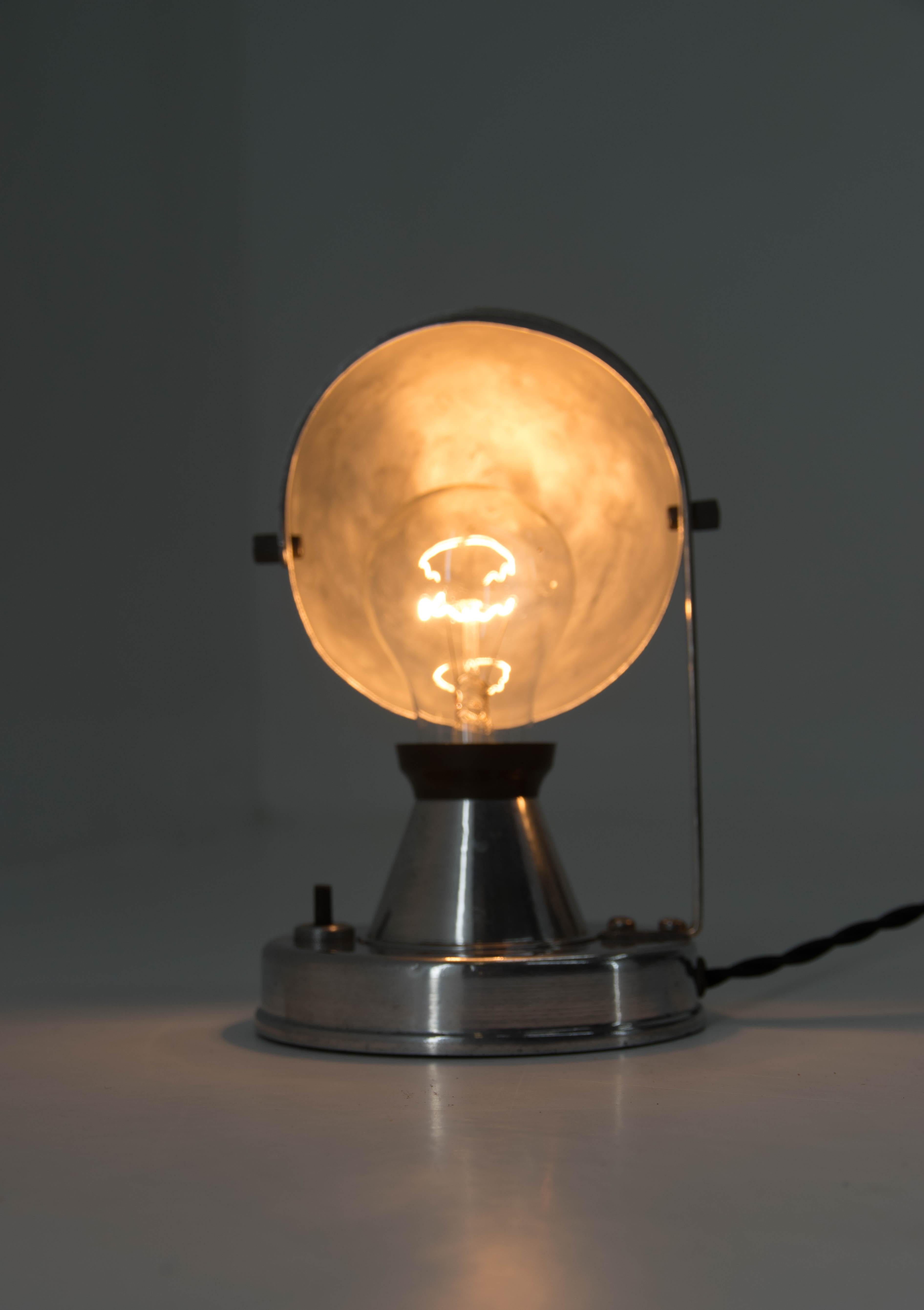 Mid-20th Century Bauhaus Table Lamp by Franta Anyz, 1930, Restored