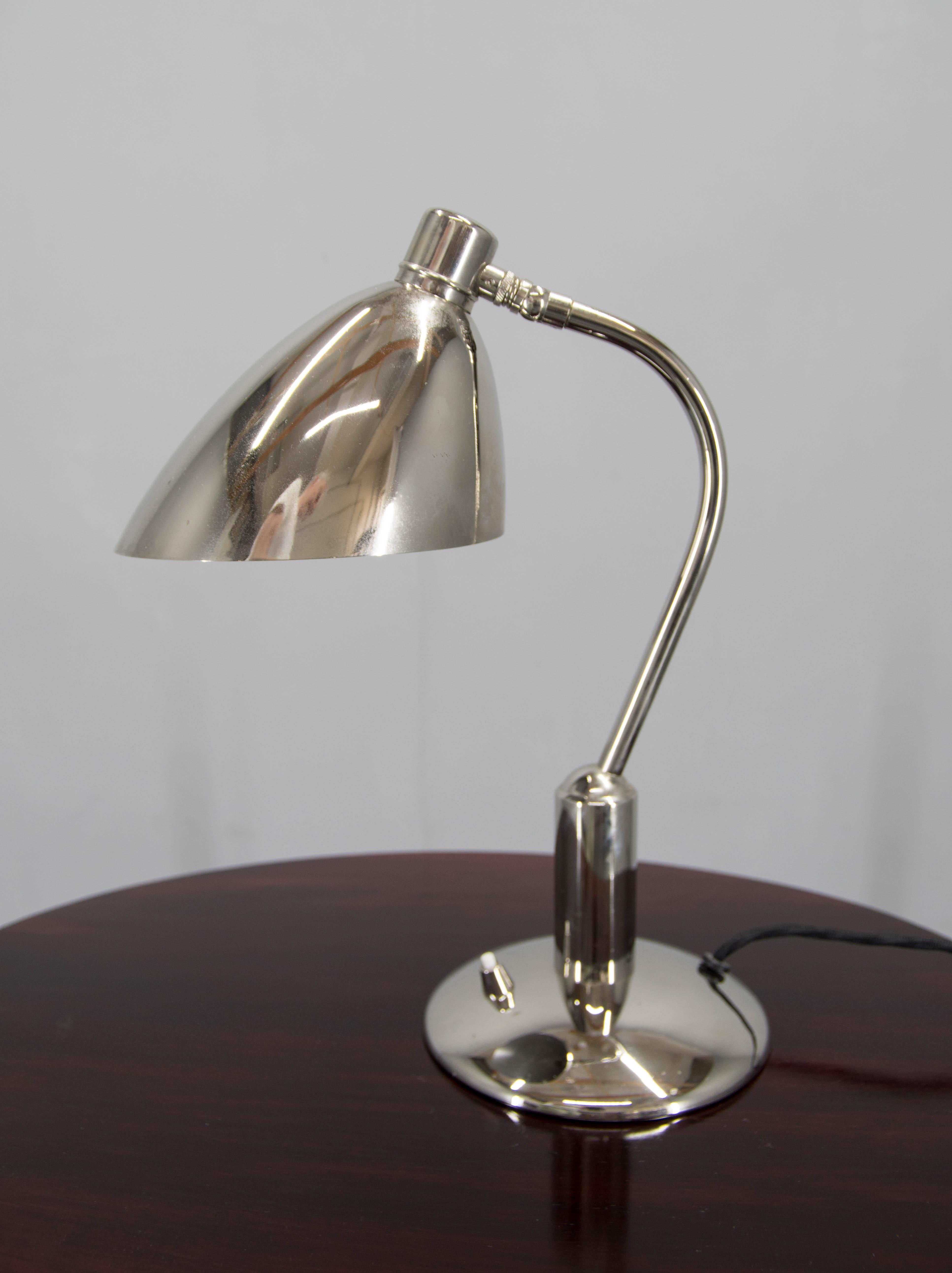 Czech Bauhaus Table Lamp by Franta Anyz For Sale