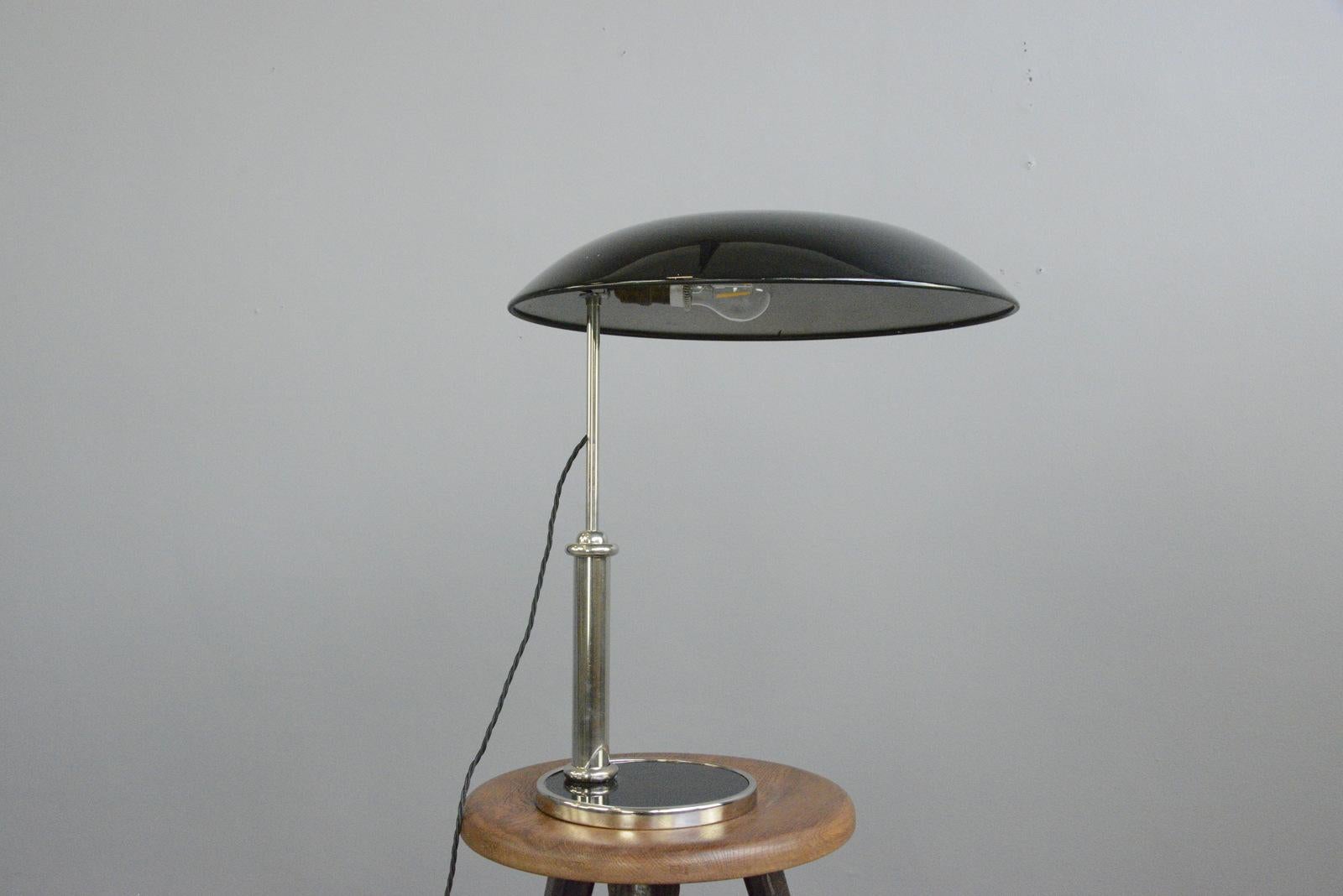 Mid-20th Century Bauhaus Table Lamp By Hala Circa 1930s