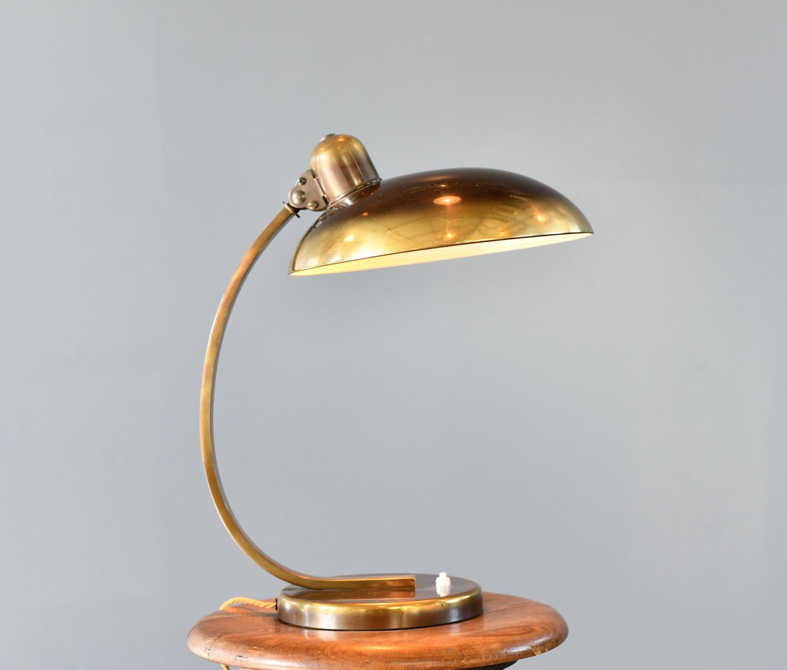 Mid-20th Century Bauhaus Table Lamp By Kaiser Idell Model 6750 Circa 1930s For Sale