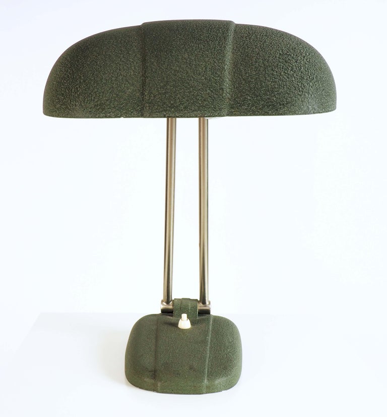 Lacquered Bauhaus Table Lamp by Siegfried Giedion, BAG Turgi, Switzerland For Sale