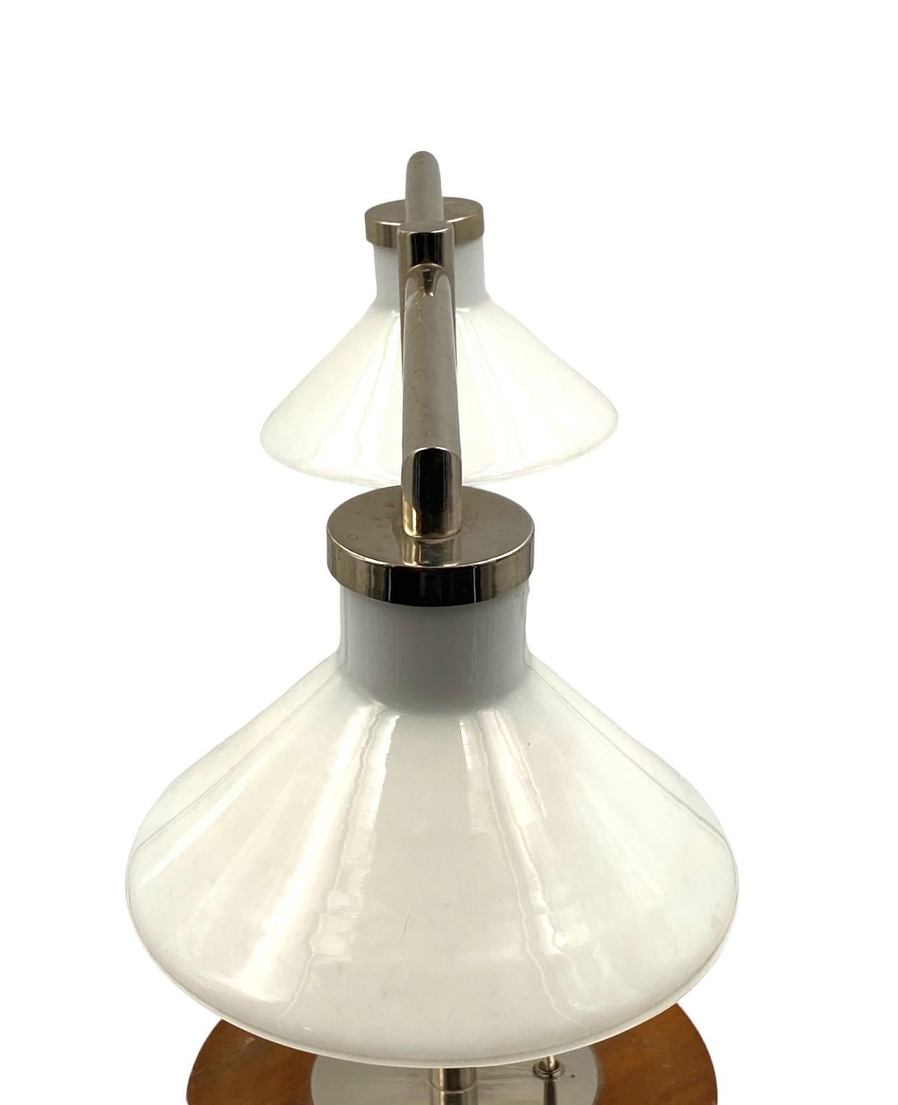 Bauhaus table lamp, Europe 1950s For Sale 8