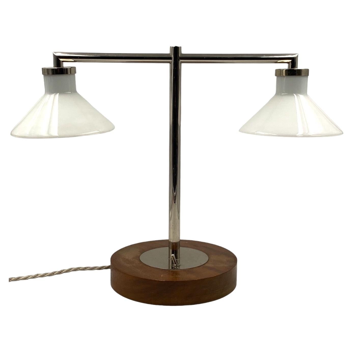 Bauhaus table lamp, Europe 1950s For Sale