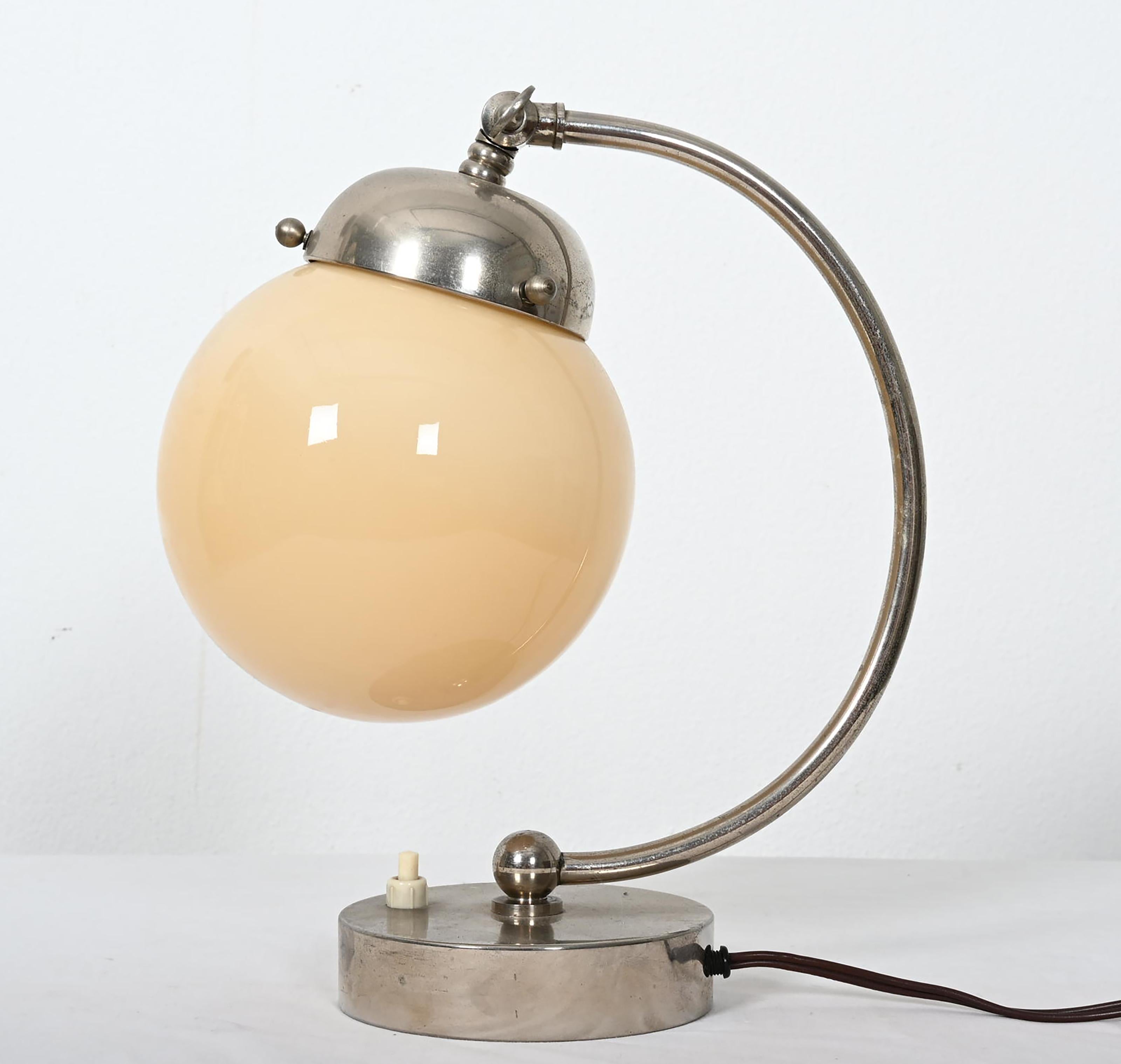 Austrian Bauhaus Table Lamp For Sale