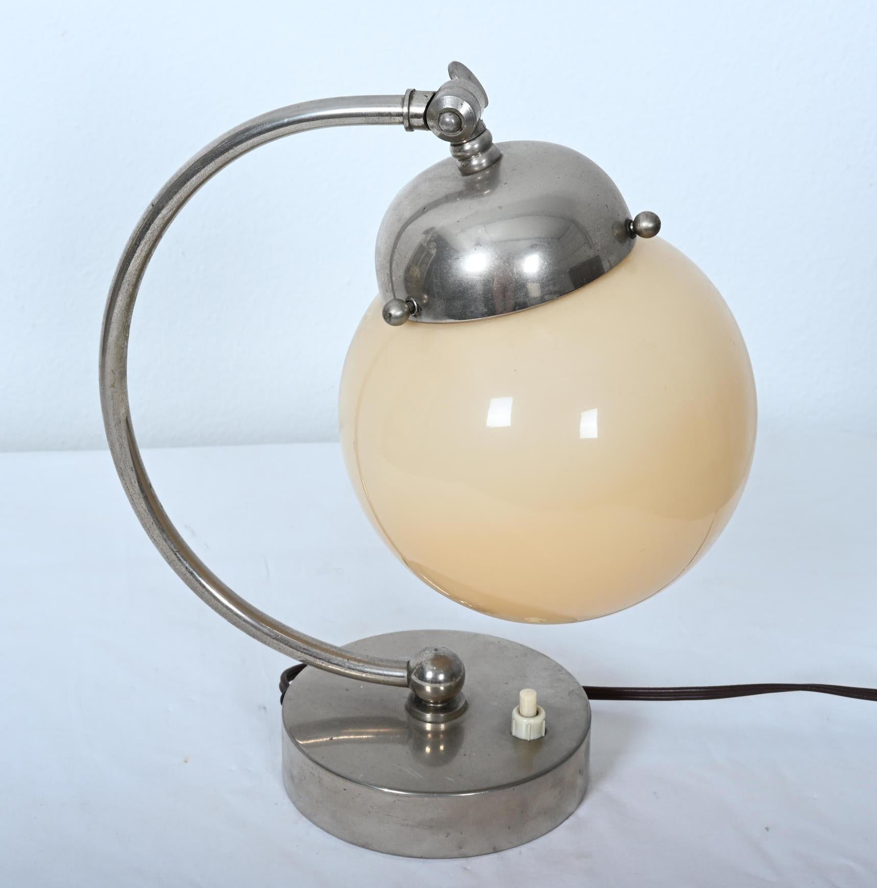 Brass Bauhaus Table Lamp For Sale