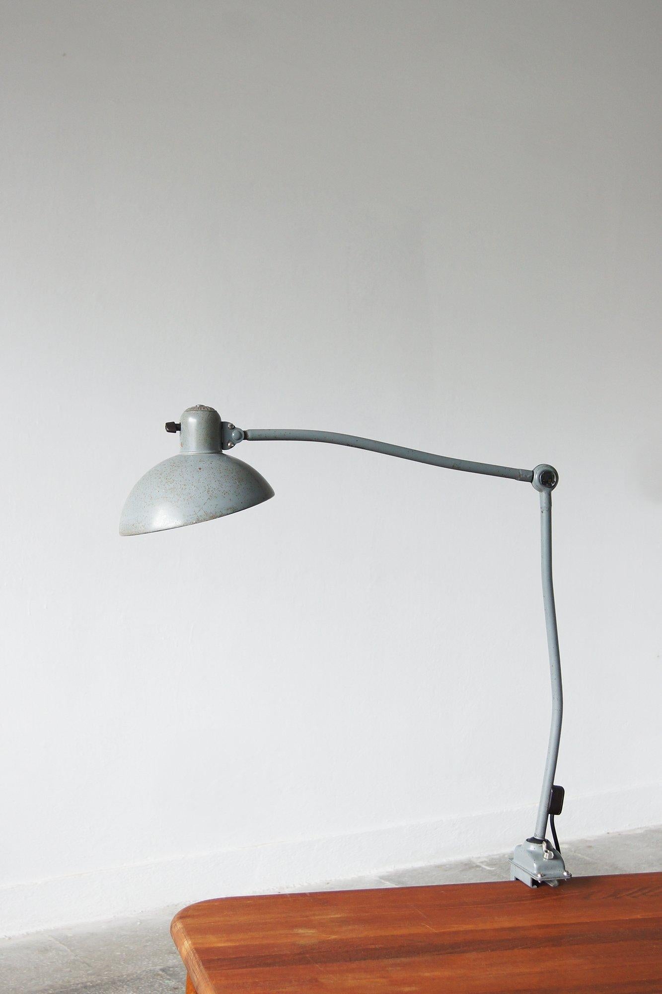 Mid-Century Modern Bauhaus Table Lamp Model 6726 by Christian Dell Kaiser Idell / Kaiser Leuchten For Sale