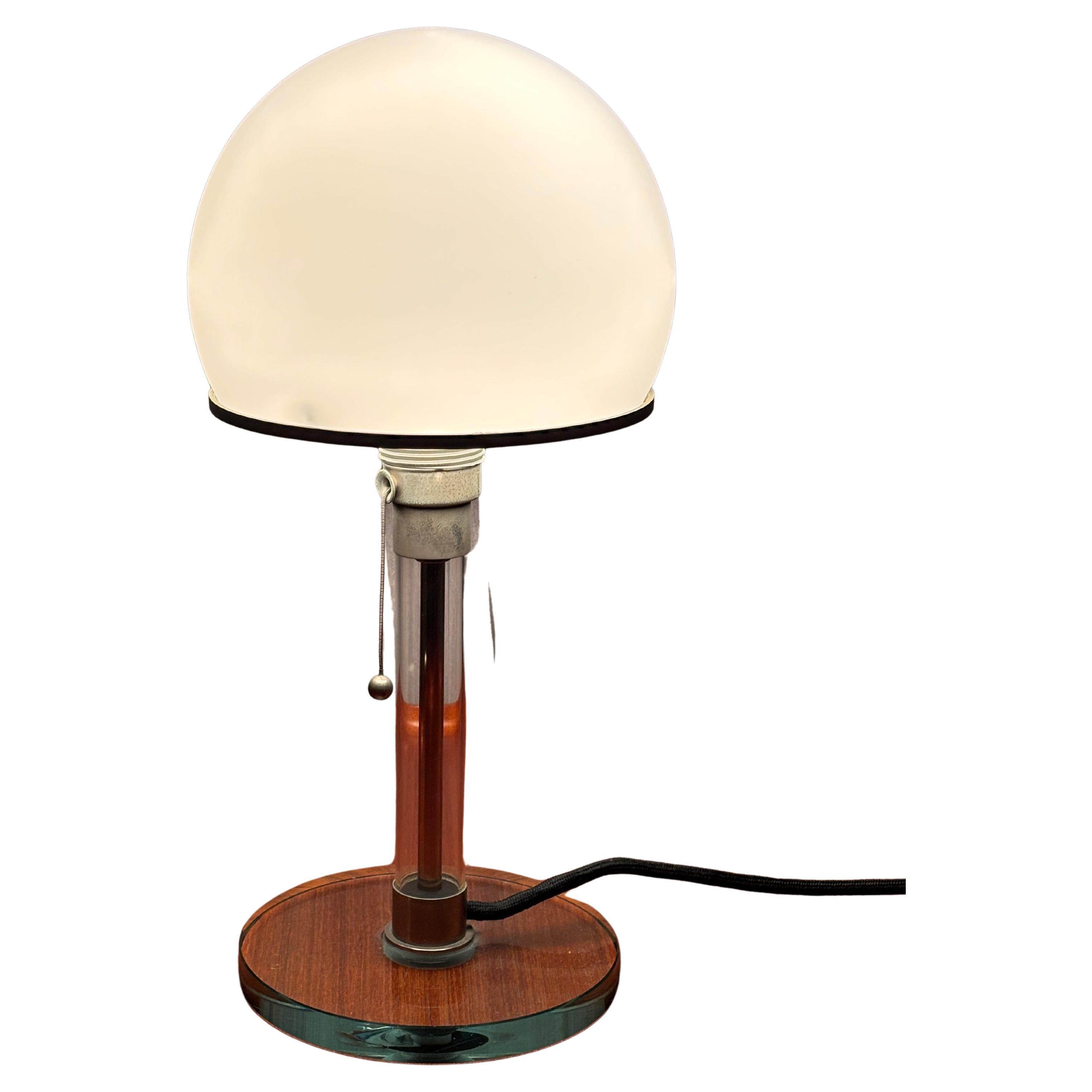 Bauhaus table lamp WG 24 by Prof. Wilhelm Wagenfeld