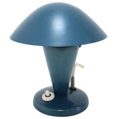 Lampada da tavolo Bauhaus con paralume flessibile, anni '30