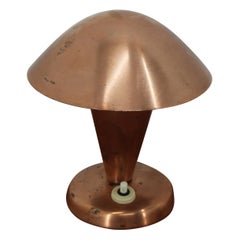 Lampada da tavolo Bauhaus con paralume flessibile, anni '30