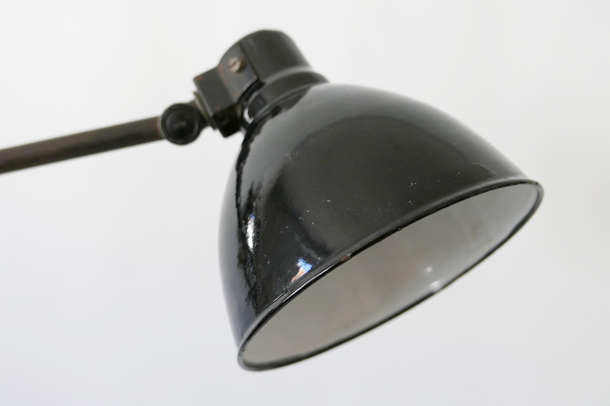 Bauhaus Task Lamp or Clamp Table Light by Peter Behrens for AEG 1920s, Germany 5