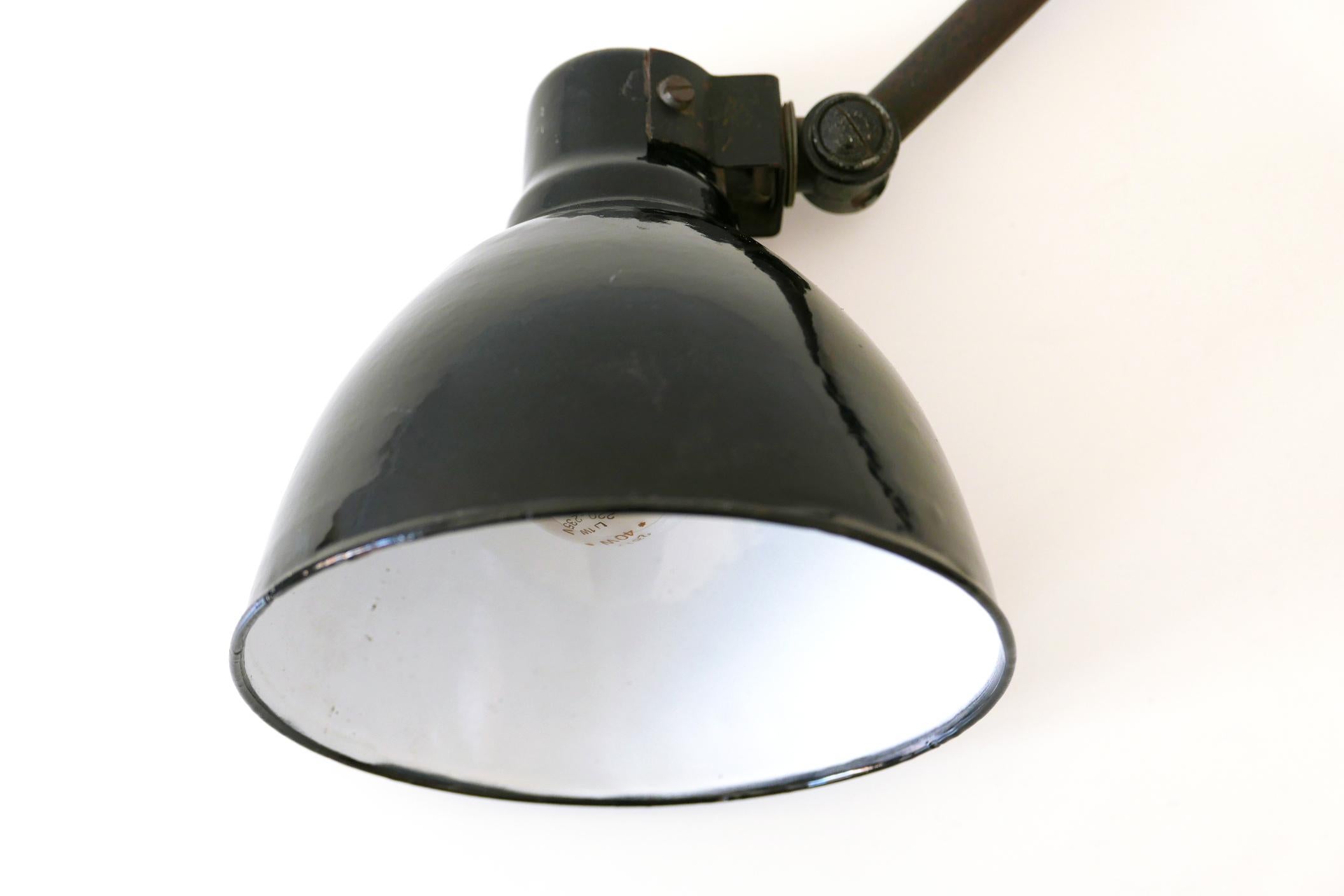 Bauhaus Task Lamp or Clamp Table Light by Peter Behrens for AEG 1920s, Germany 6