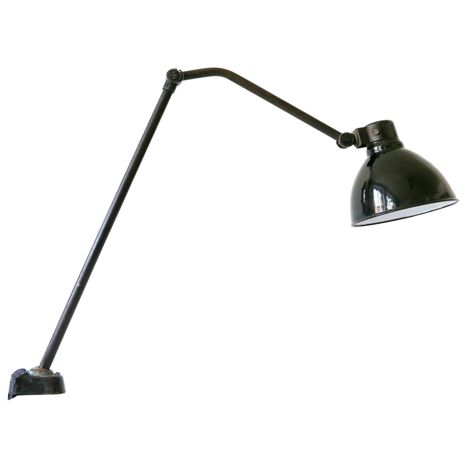 Bauhaus Task Lamp or Clamp Table Light by Peter Behrens for AEG 1920s, Germany