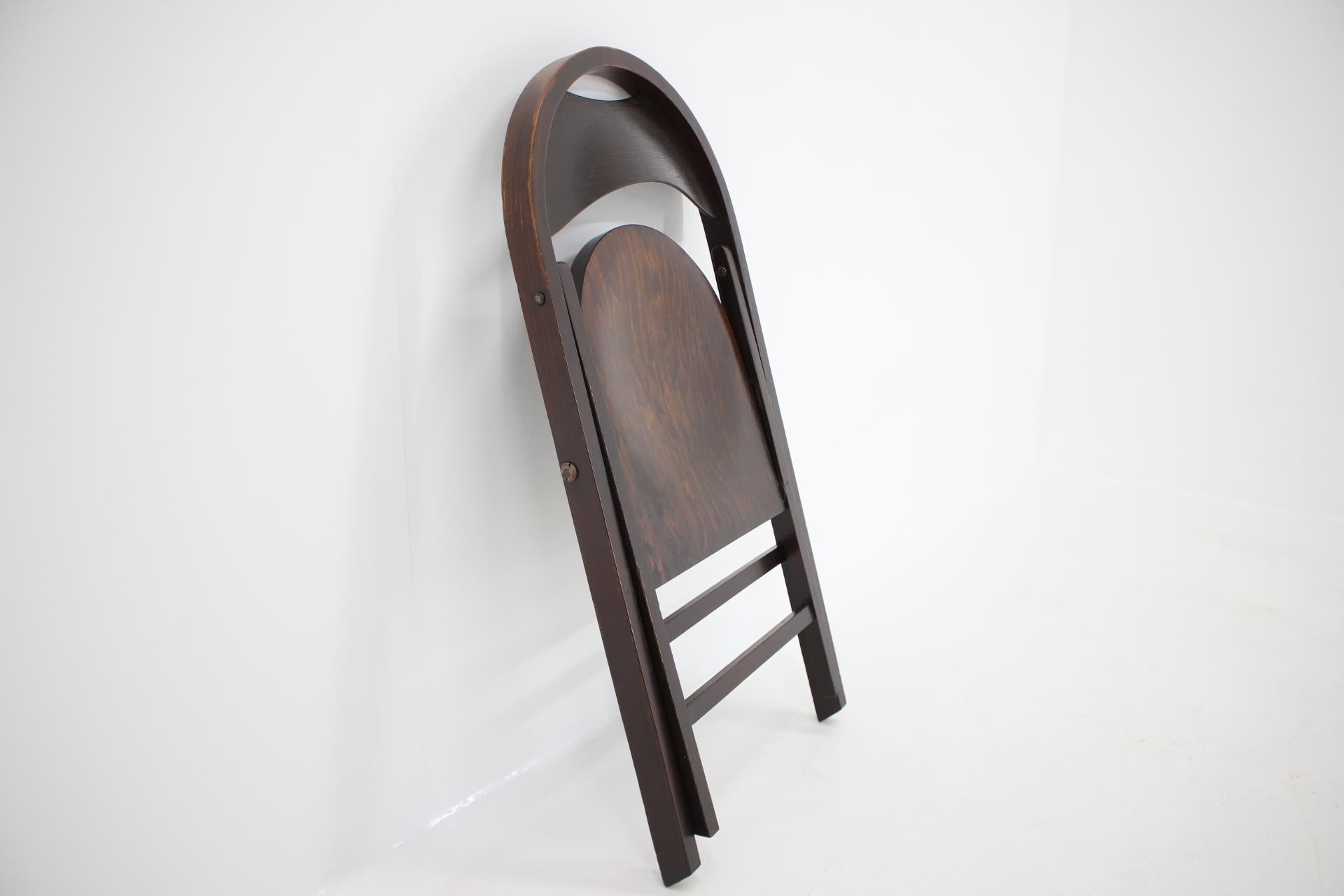 Czech Bauhaus Thonet Folding Chair, B 751 For Sale