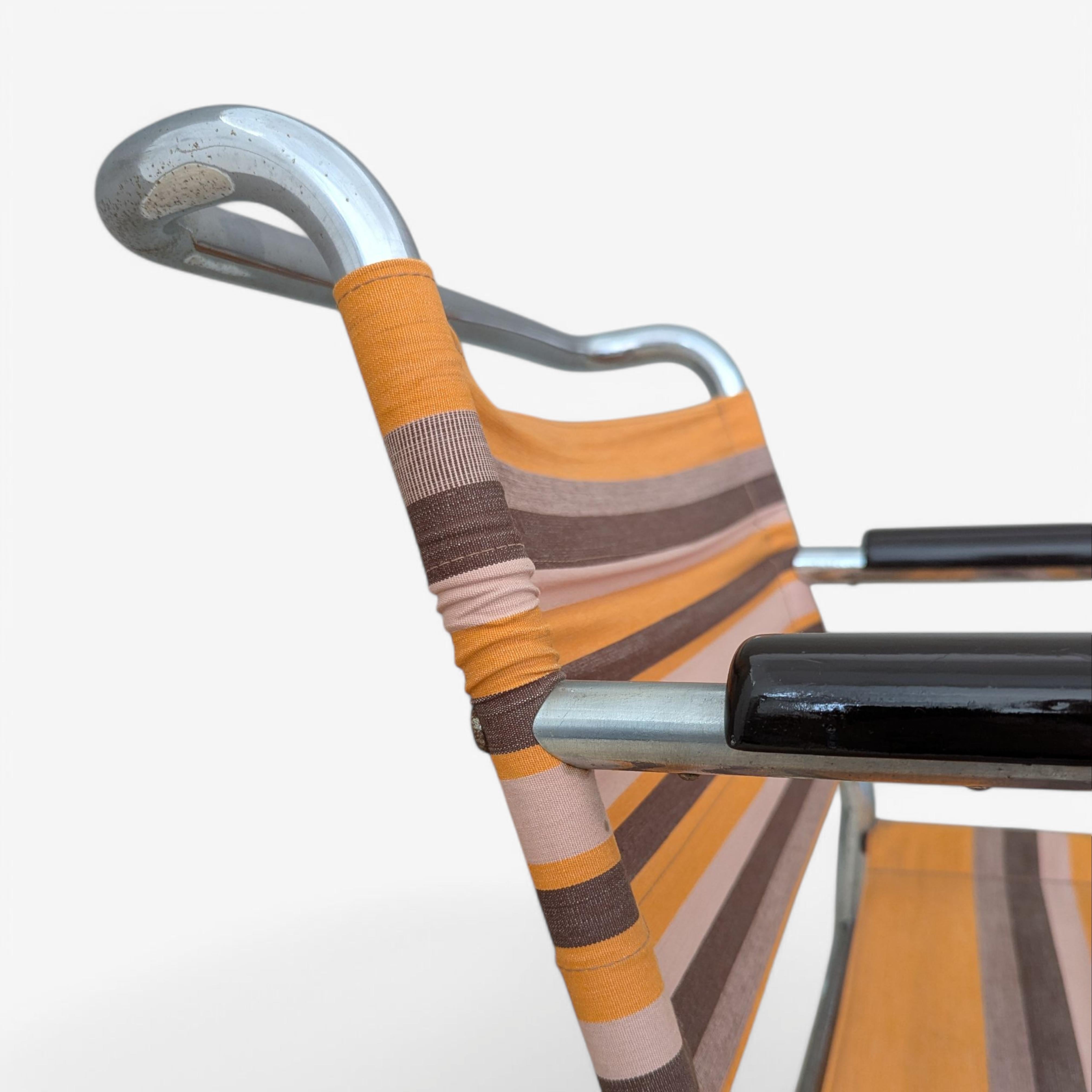 Bauhaus-Sessel aus Stahlrohr von F. Langer für SAB, 1930er Jahre im Angebot 7