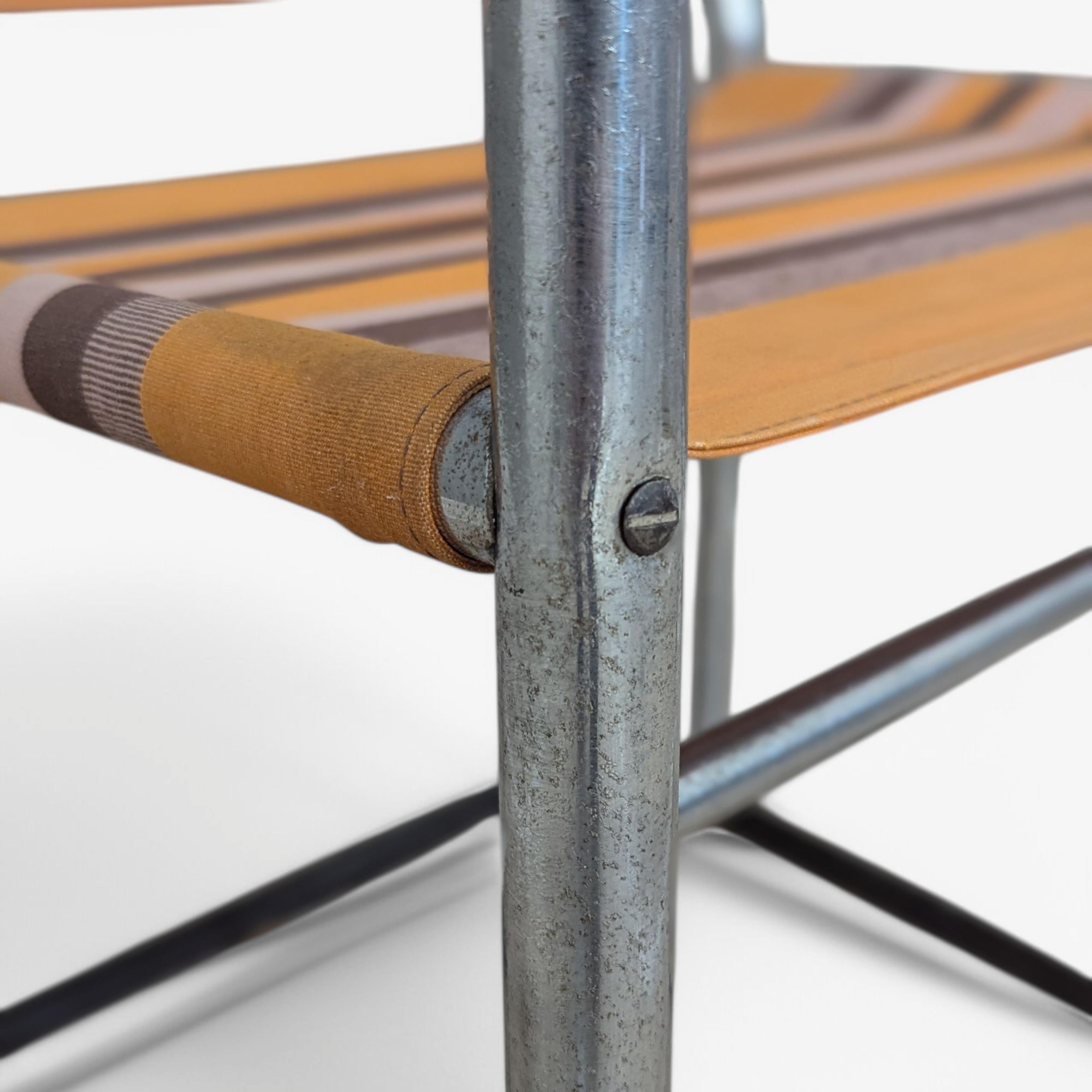 Bauhaus-Sessel aus Stahlrohr von F. Langer für SAB, 1930er Jahre im Angebot 8