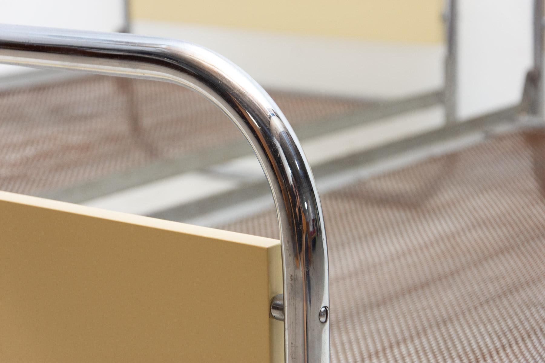 Bauhaus Tubular Steel Beds, 1930´S, Czechoslovakia, Set of 2 3