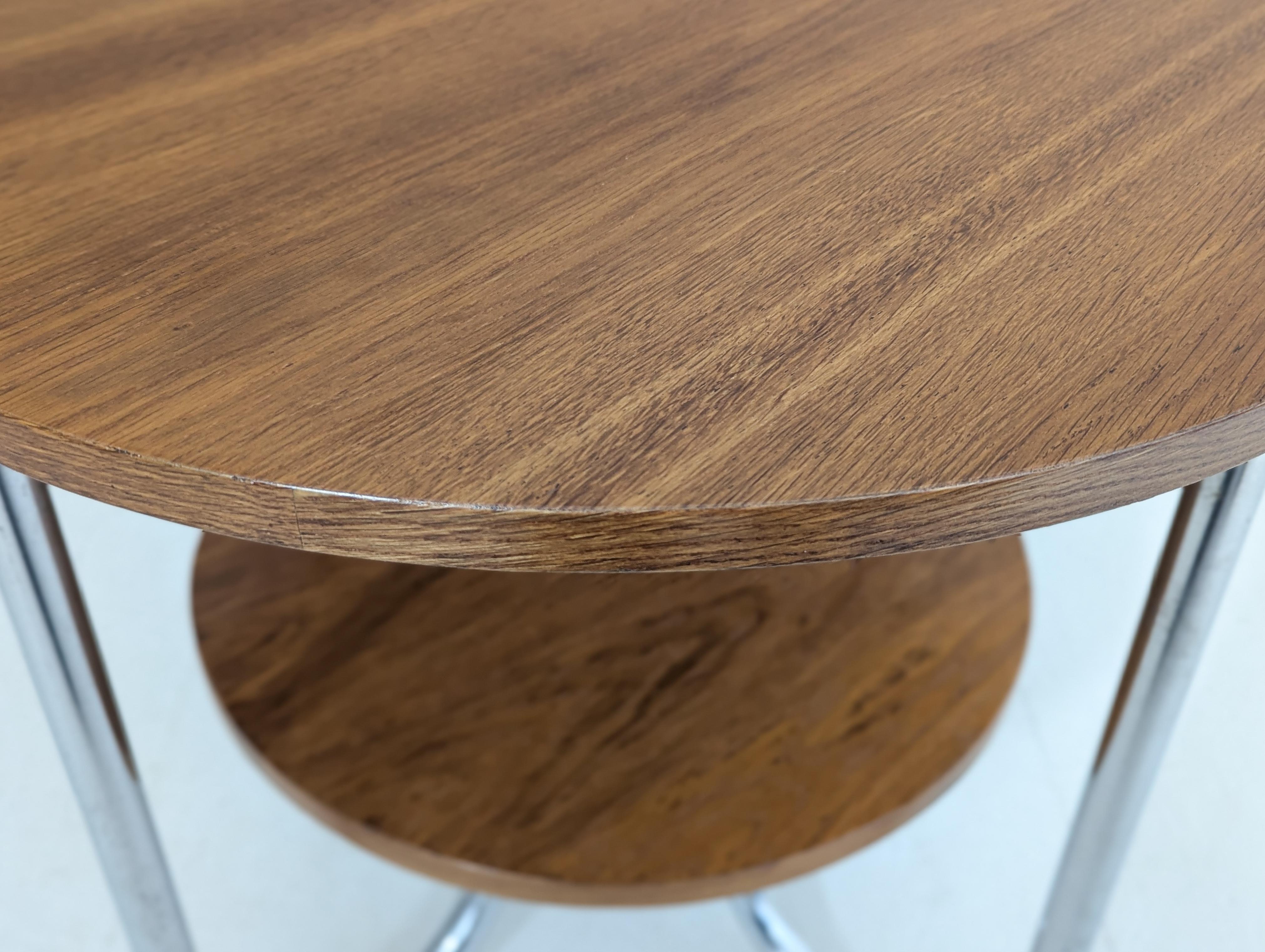 Table basse en acier tubulaire Bauhaus par Karel E. Ort pour Gottwald, années 1930 en vente 5