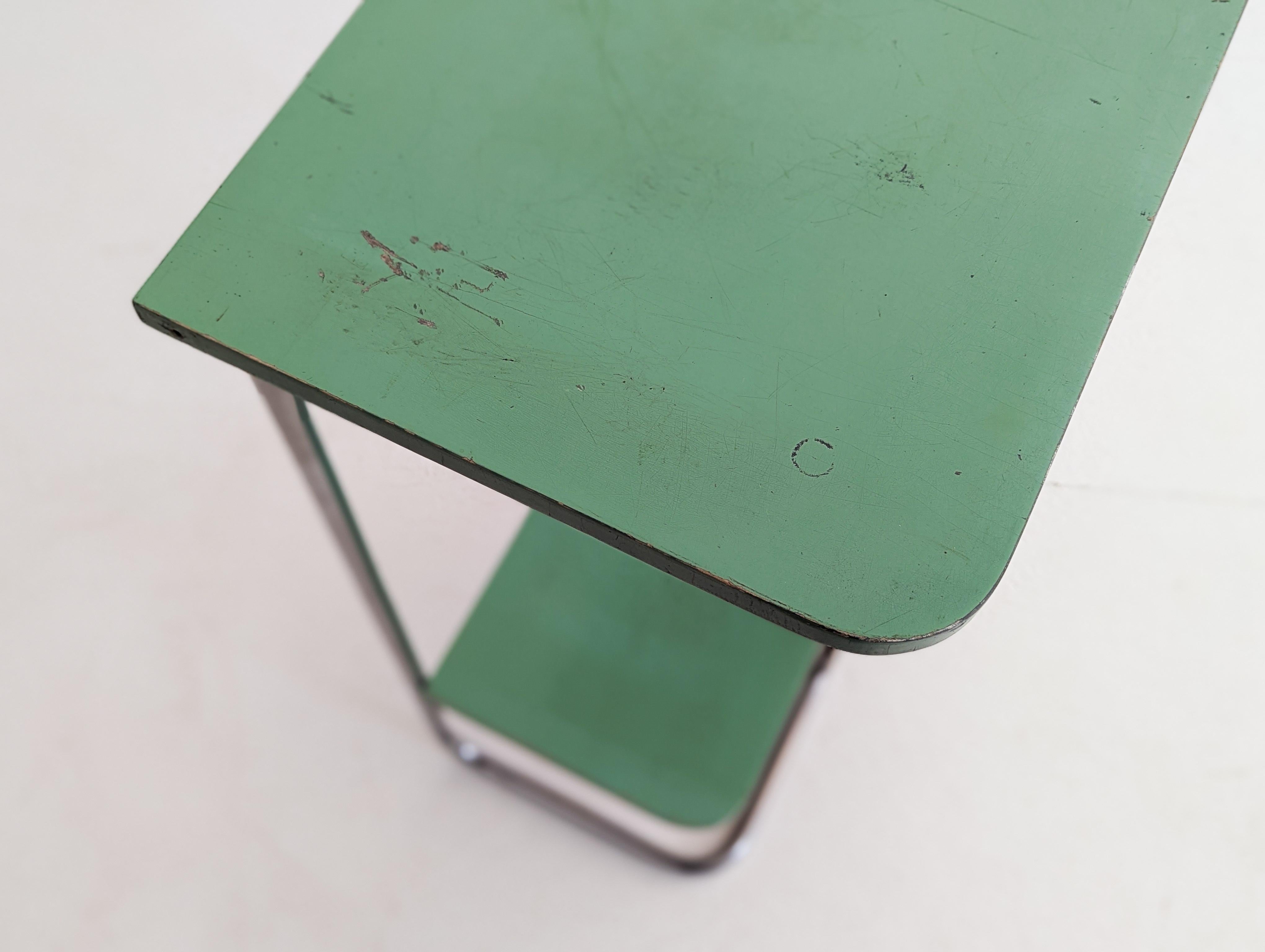 Bauhaus Tubular Steel Console Table by Robert Slezák, 1930s For Sale 9