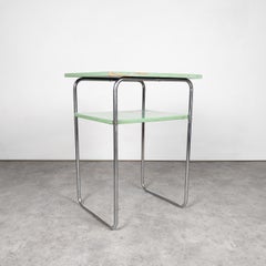 Bauhaus Tubular Steel Console Table by Robert Slezák